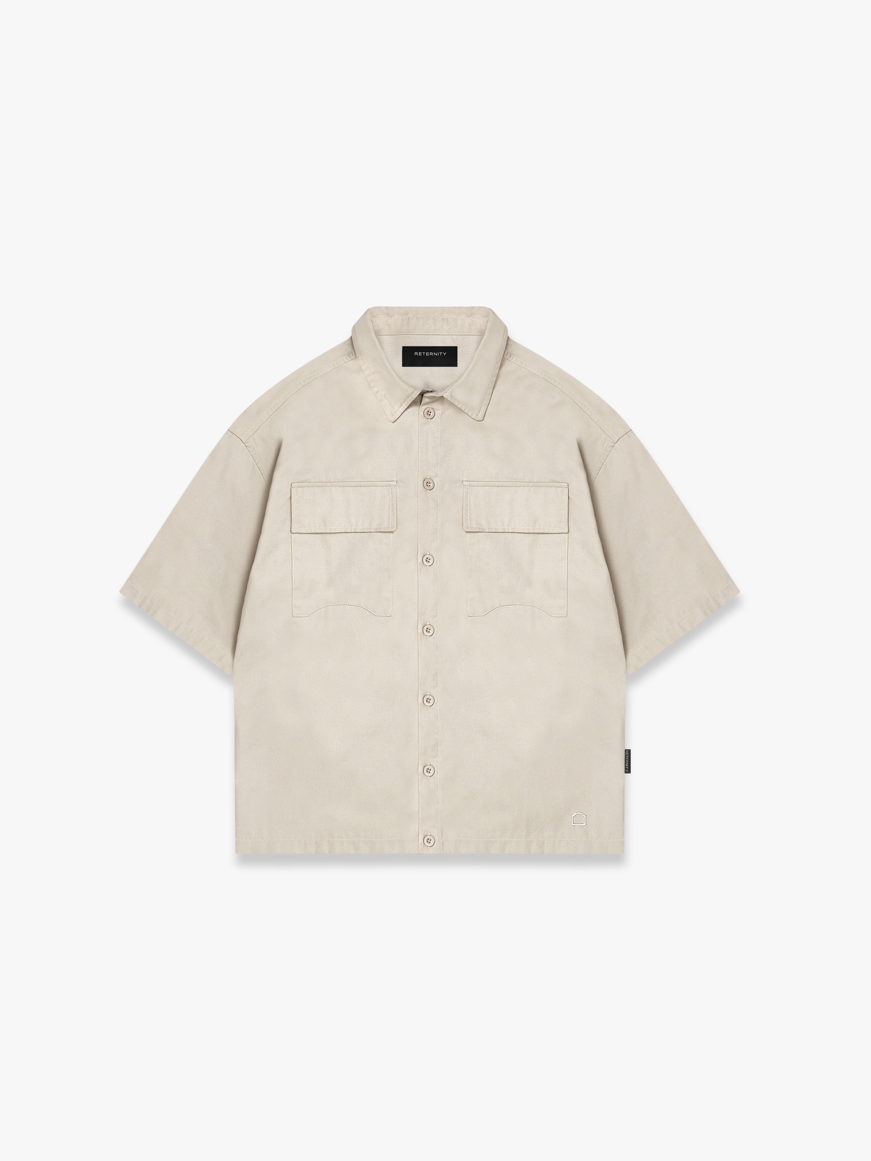 SIGNE BUTTON SHIRT - CREAM