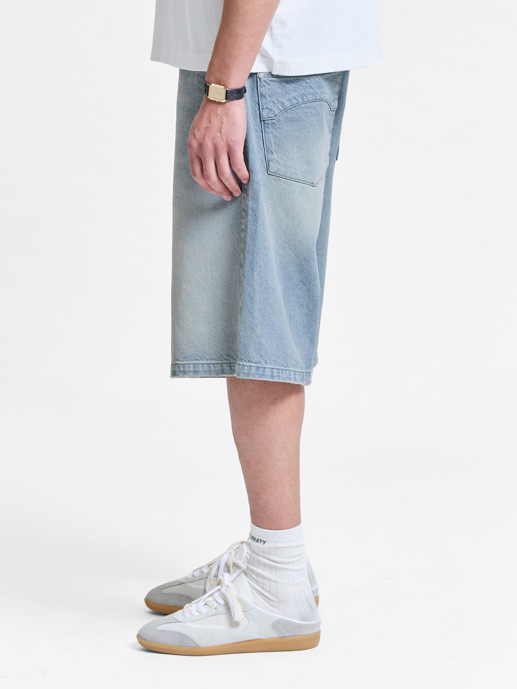 ESSENTIAL JORTS - LIGHT BLUE