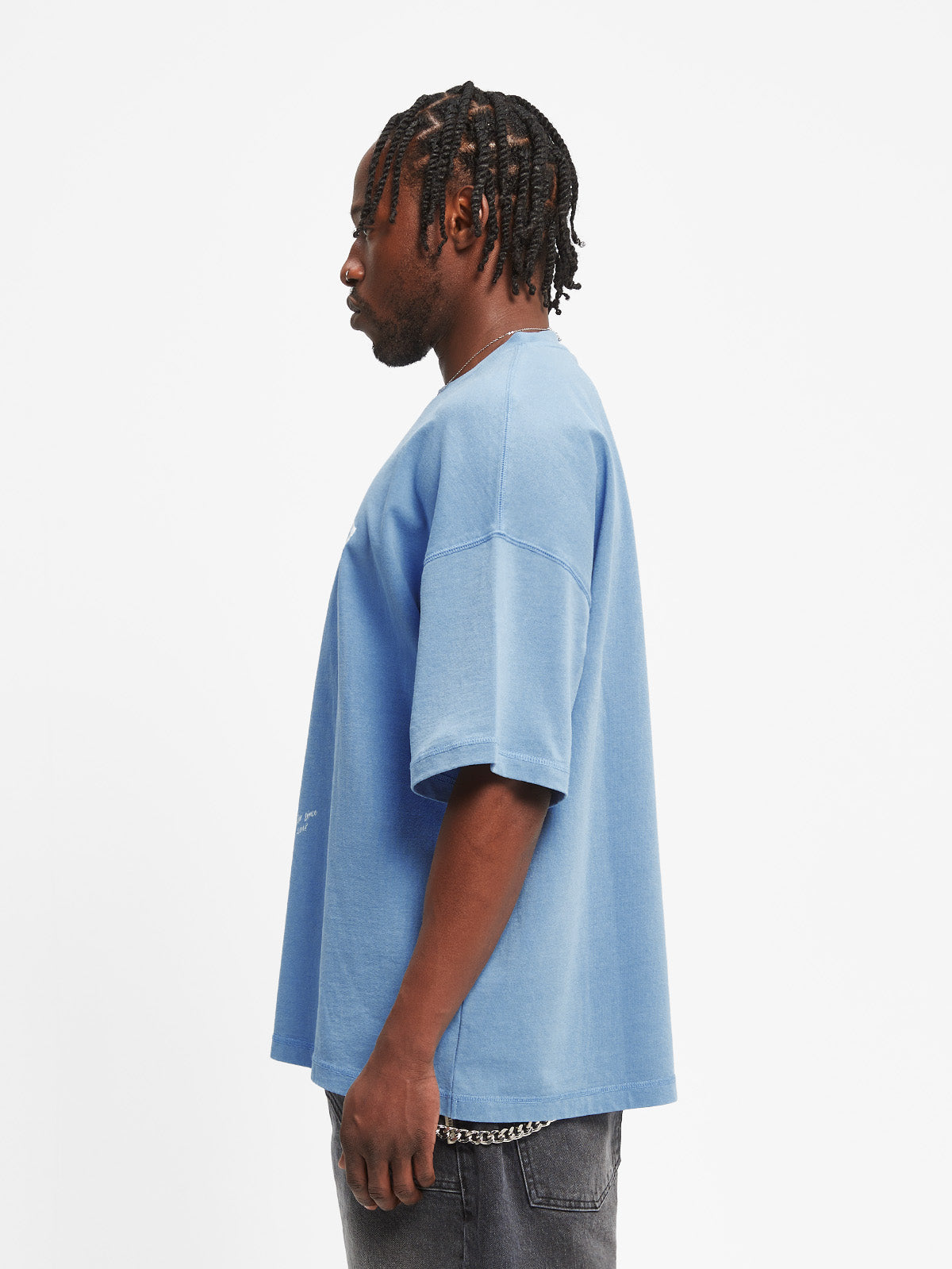 PROMENEUR T-SHIRT - WASHED BLUE