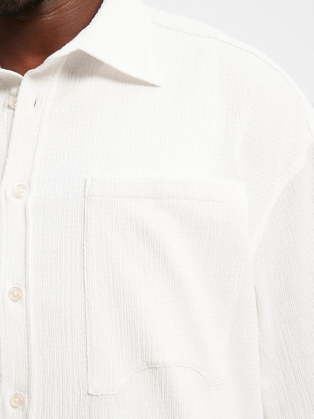 ATELIER BUTTON SHIRT - CREAM