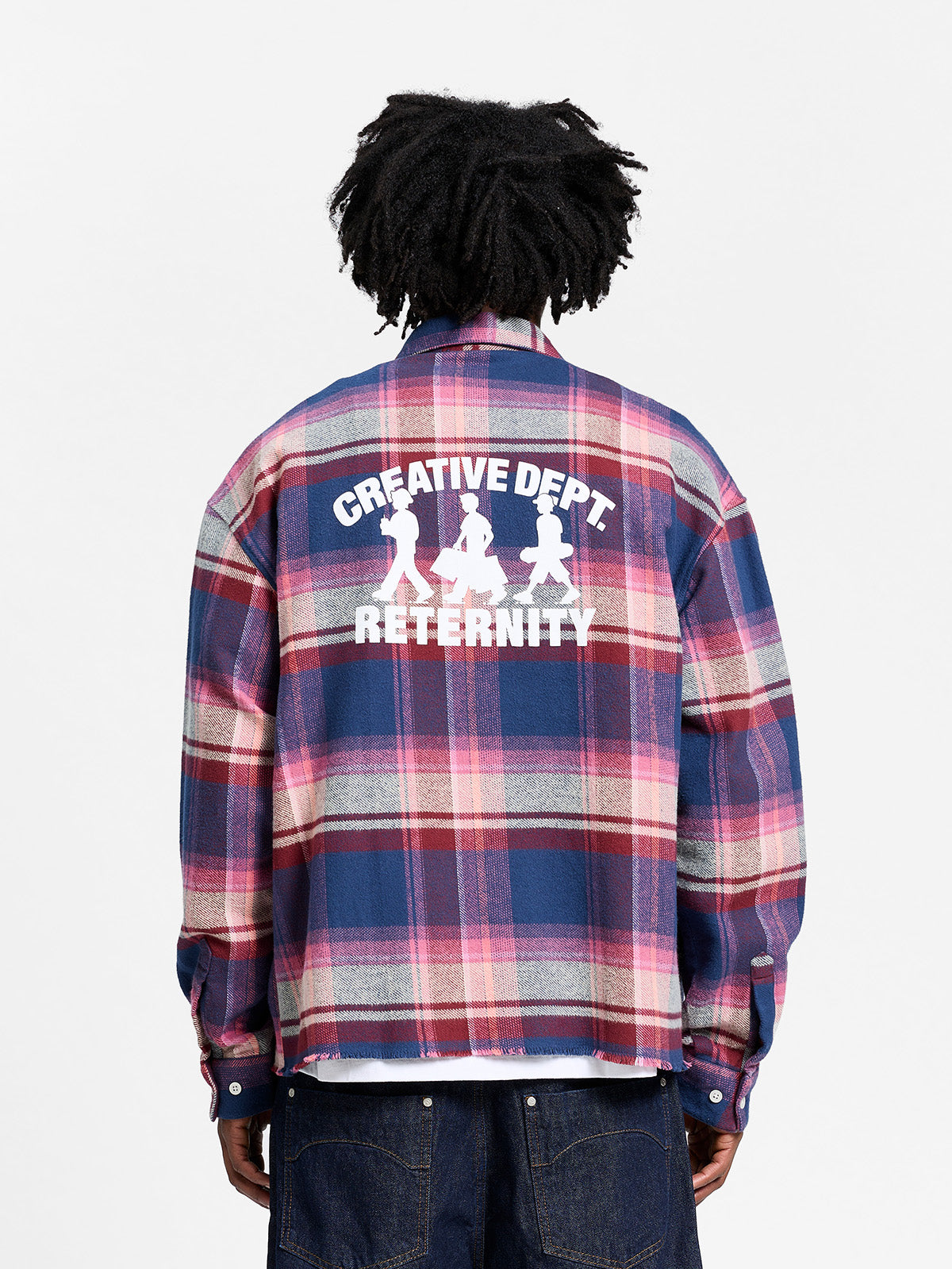 CREATIVE DEPT LOGO FLANNEL - PURPLE