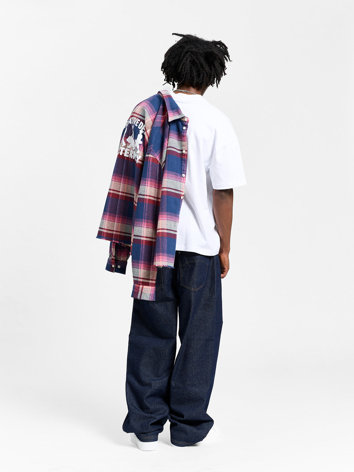 CREATIVE DEPT LOGO FLANNEL - PURPLE