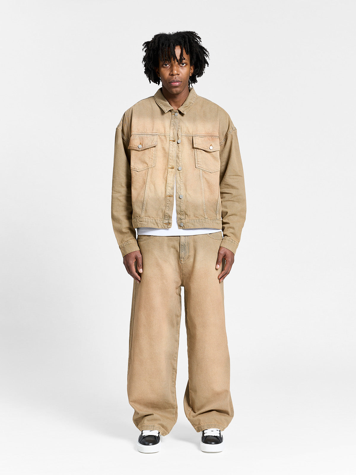 ESSENTIAL DENIM JACKET - SAND WASH