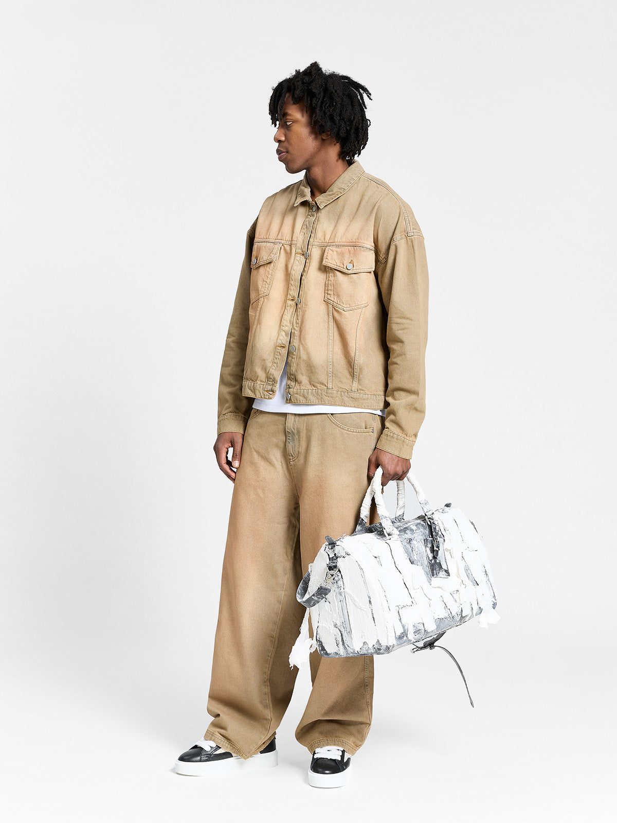 ESSENTIAL DENIM JACKET - SAND WASH