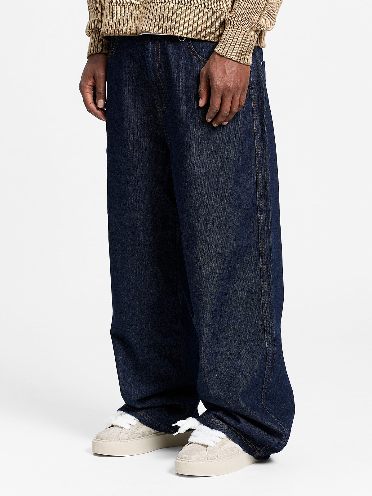 ESSENTIAL BAGGY DENIM - RAW INDIGO