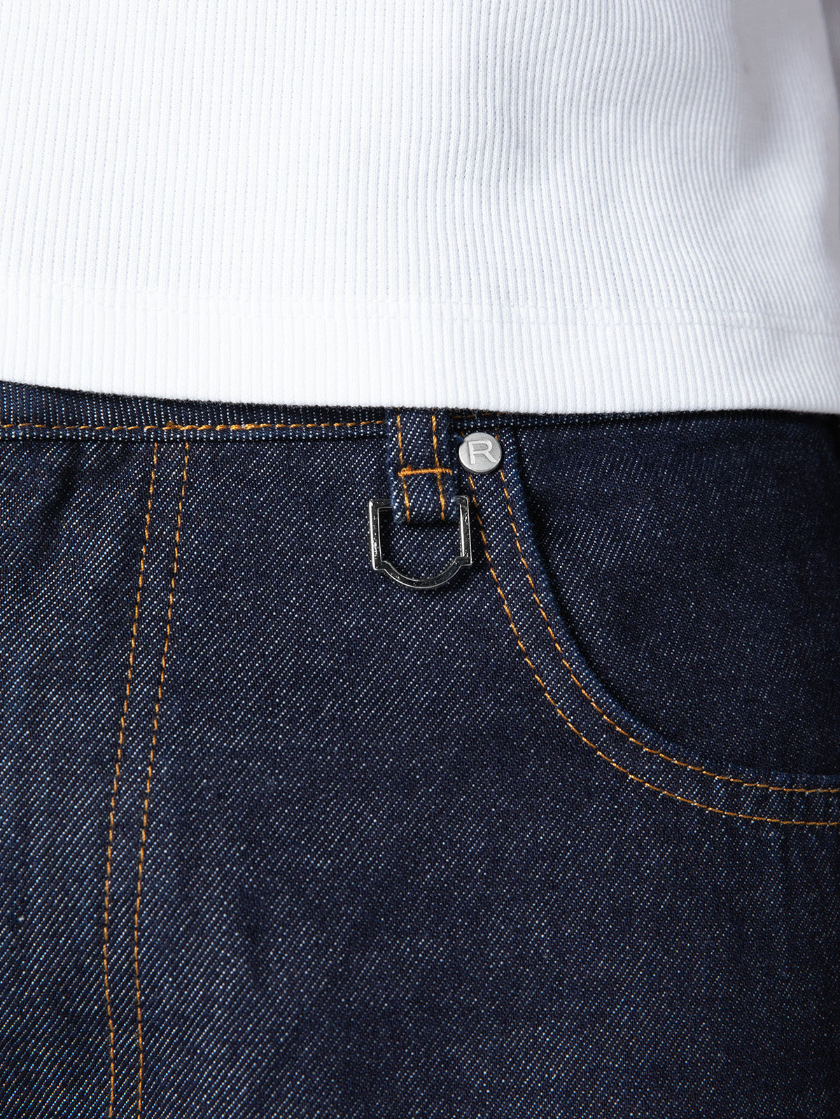 ESSENTIAL STRAIGHT FIT DENIM - RAW INDIGO