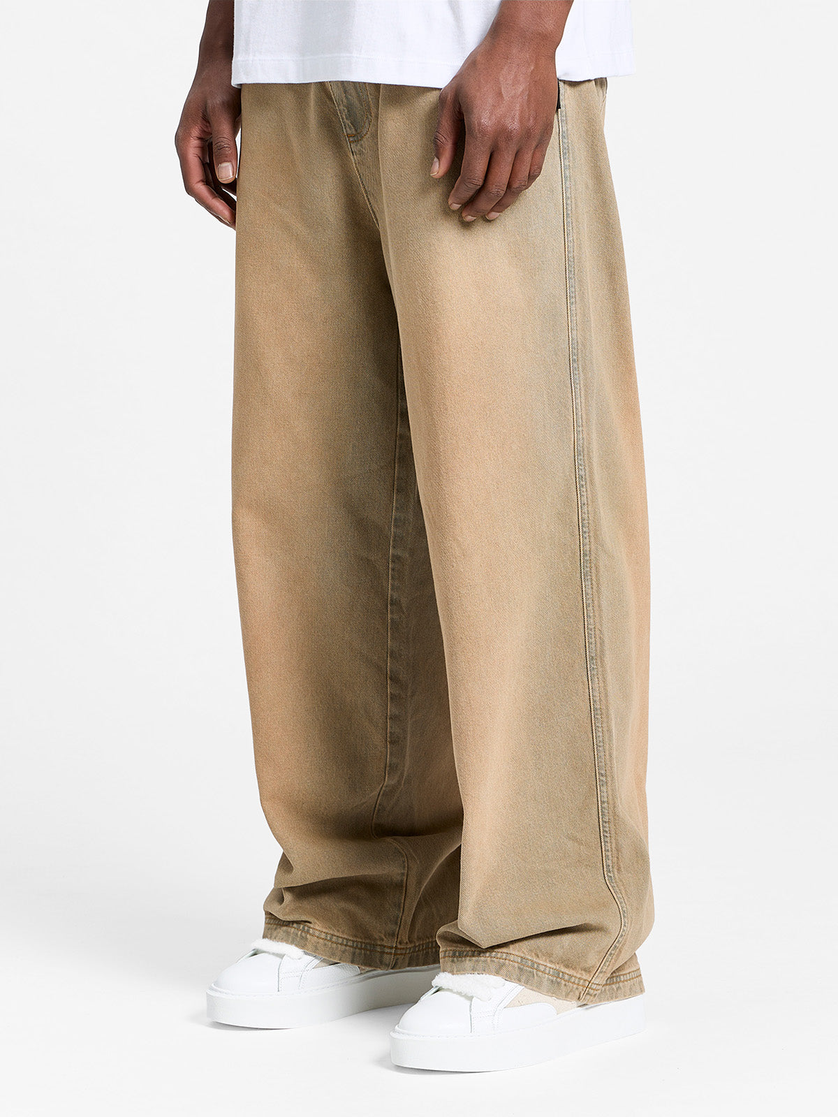 ESSENTIAL BAGGY DENIM - SAND WASH