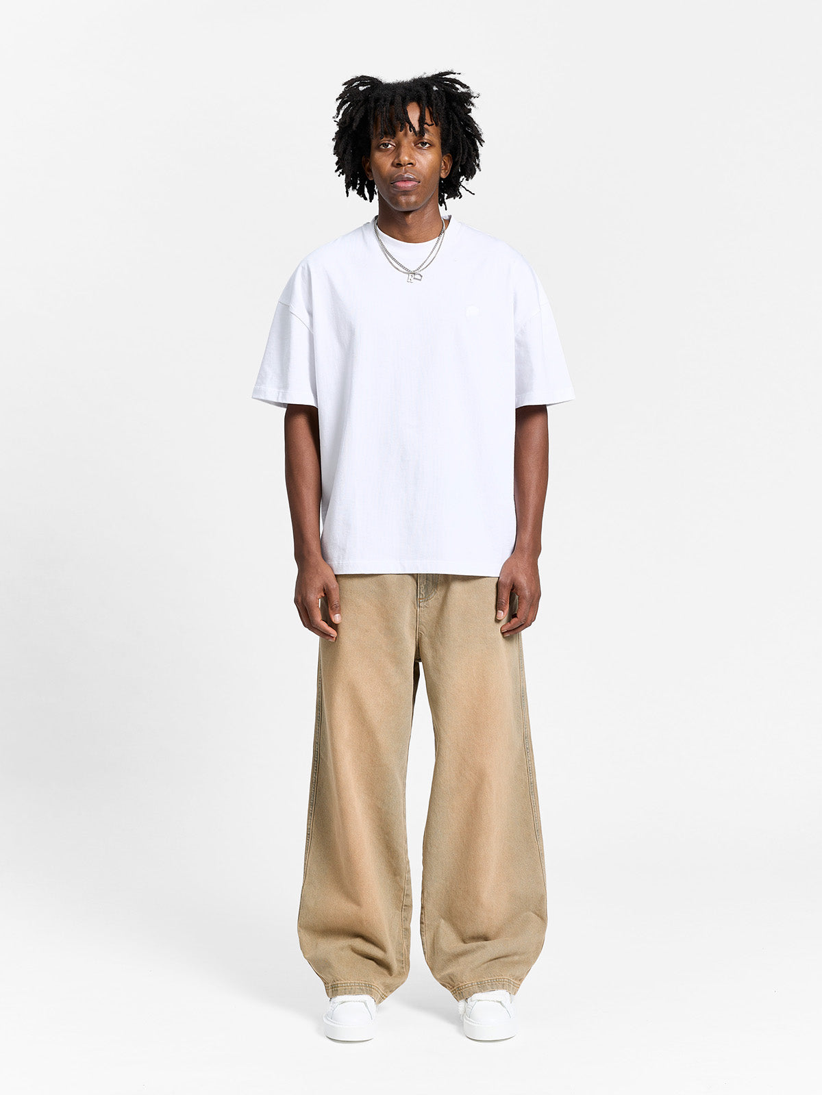 ESSENTIAL BAGGY DENIM - SAND WASH