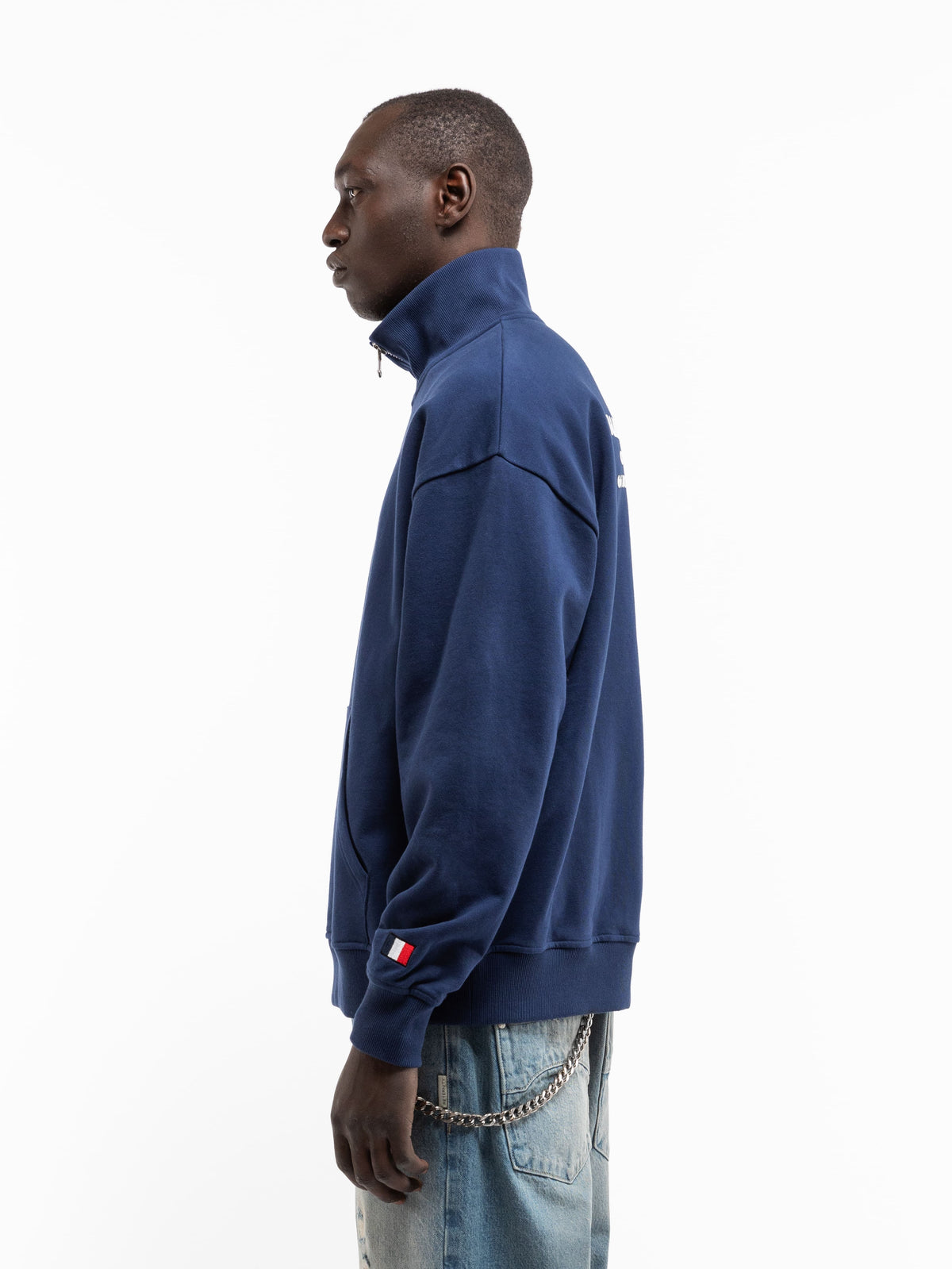SAINT GERMAIN HALF ZIP - NAVY