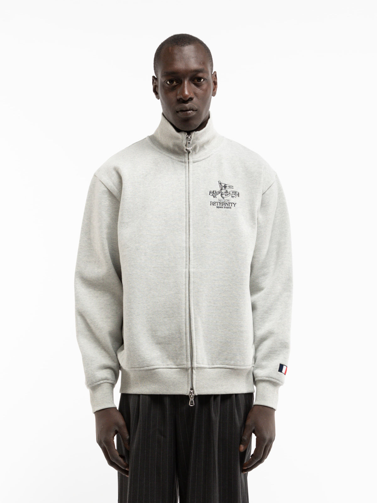 VINTAGE ZIPPER - GREY MELANGE