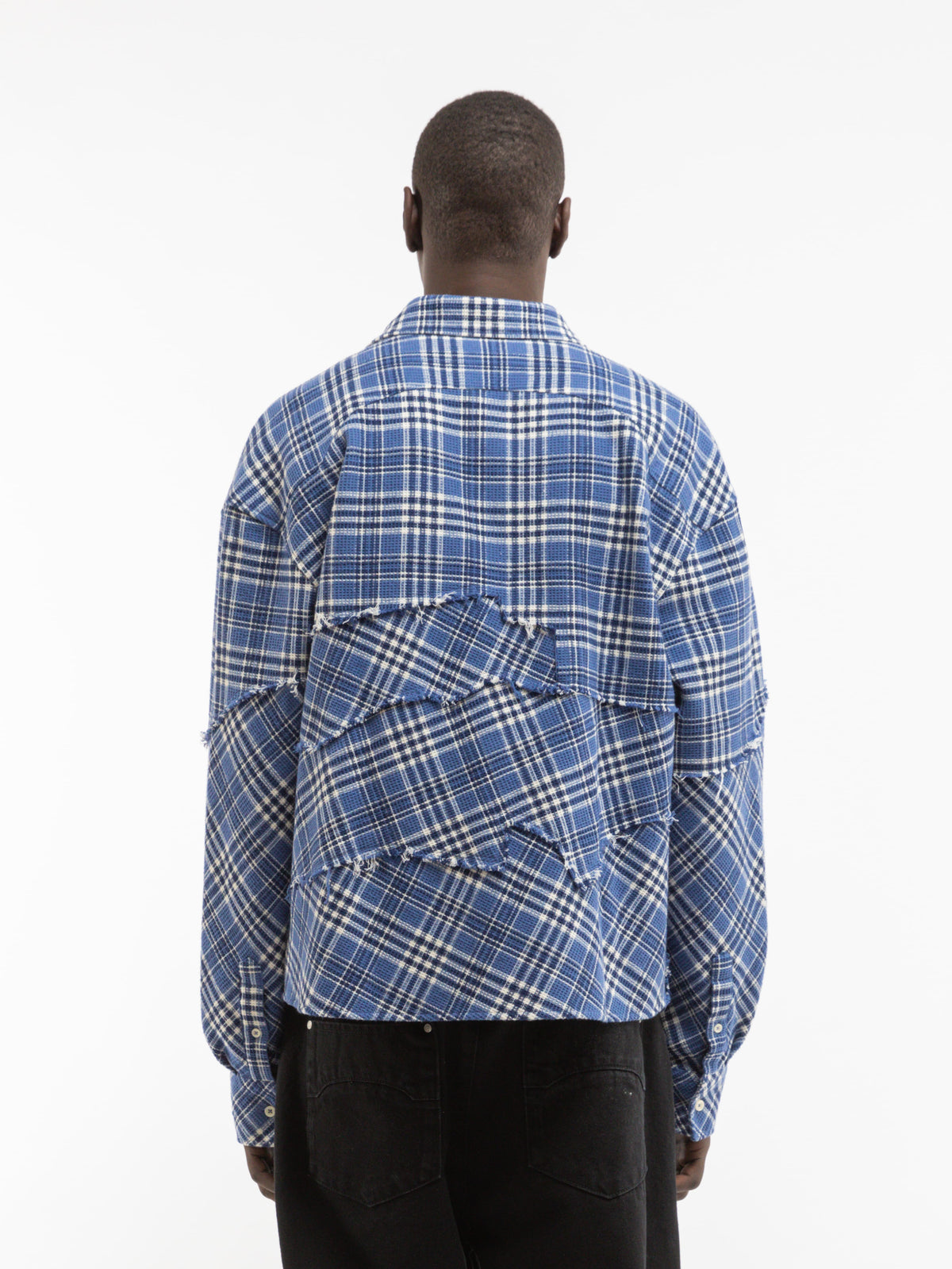 LE TISSÉ WAFFLE SHIRT - BLUE