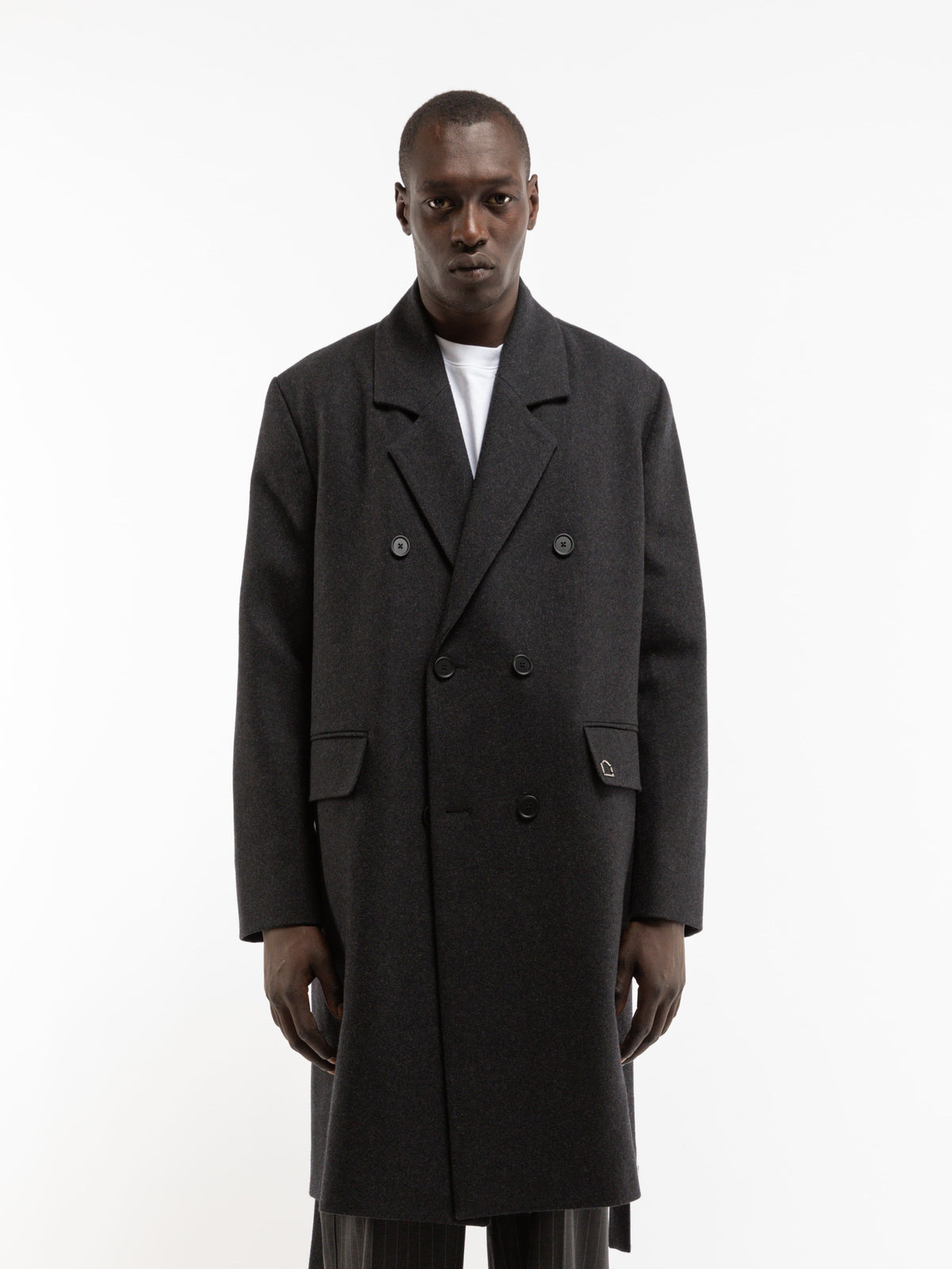SIGNE COAT - WOOL GREY