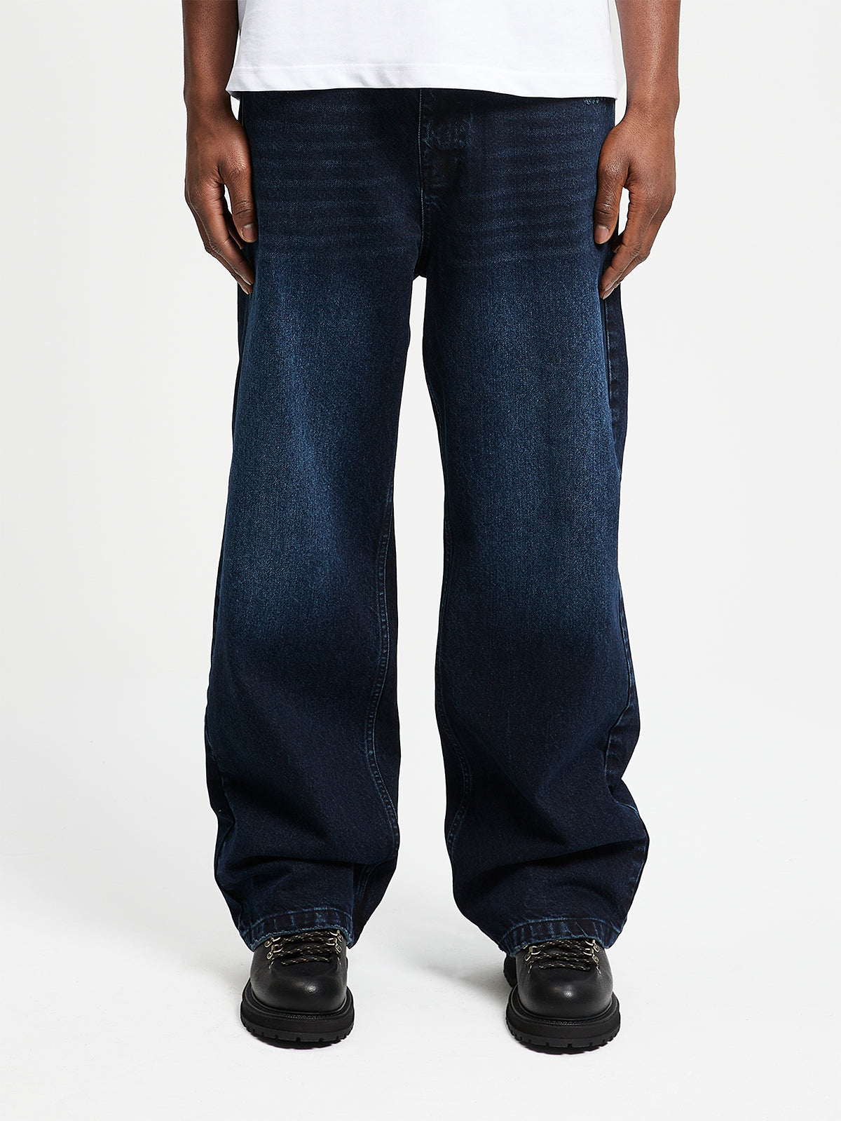 ESSENTIAL BAGGY DENIM - DARK BLUE