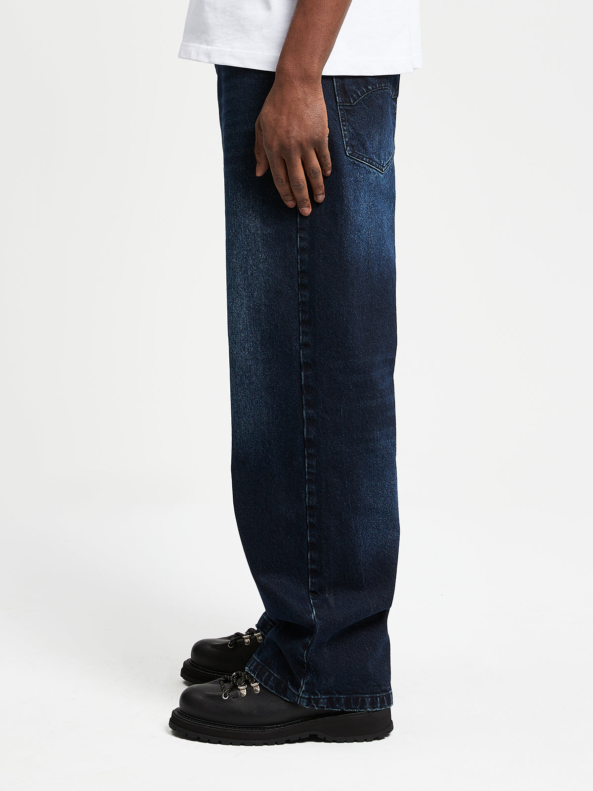 ESSENTIAL BAGGY DENIM - DARK BLUE