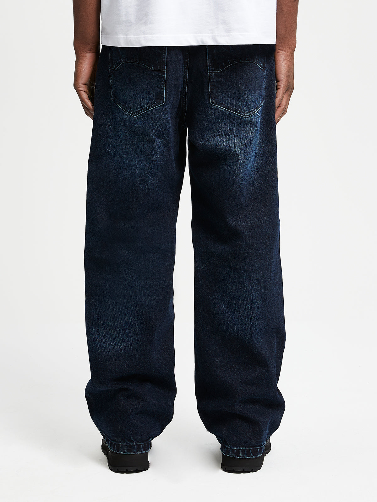 ESSENTIAL BAGGY DENIM - DARK BLUE