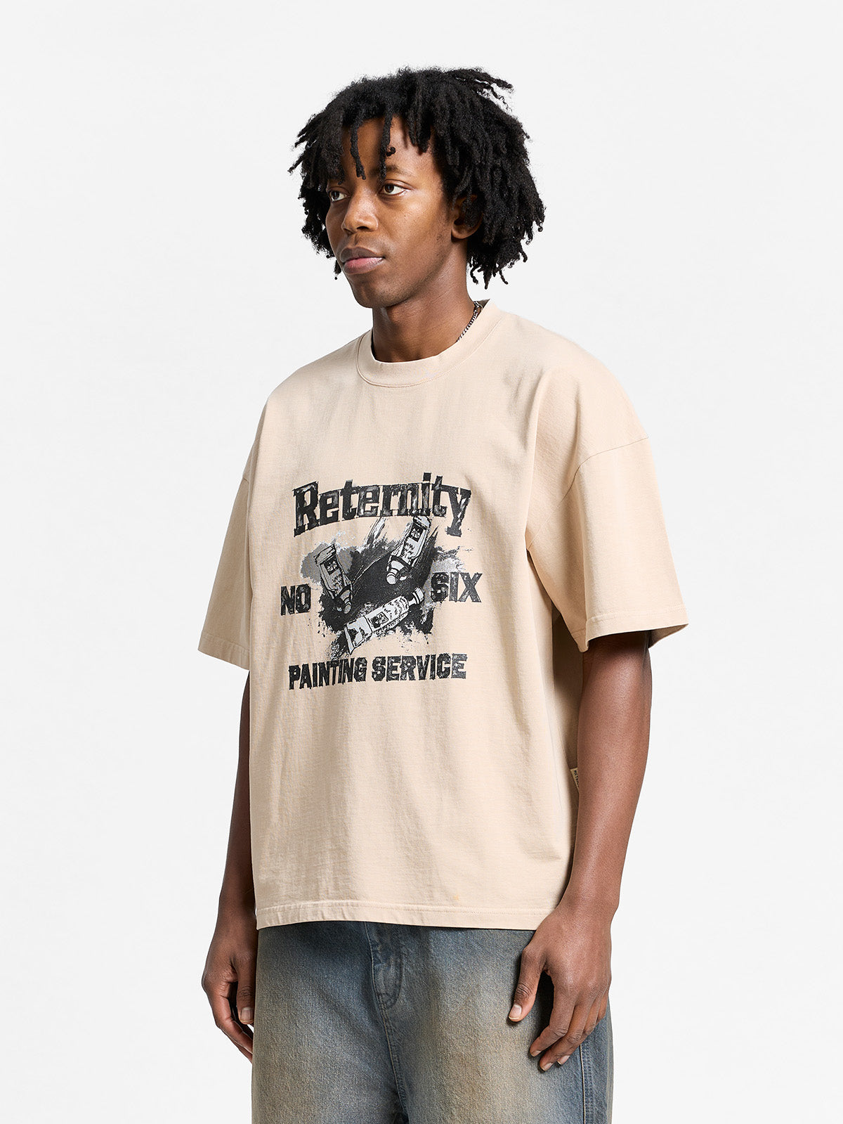 PAINTING SERVICE T-SHIRT - SAND