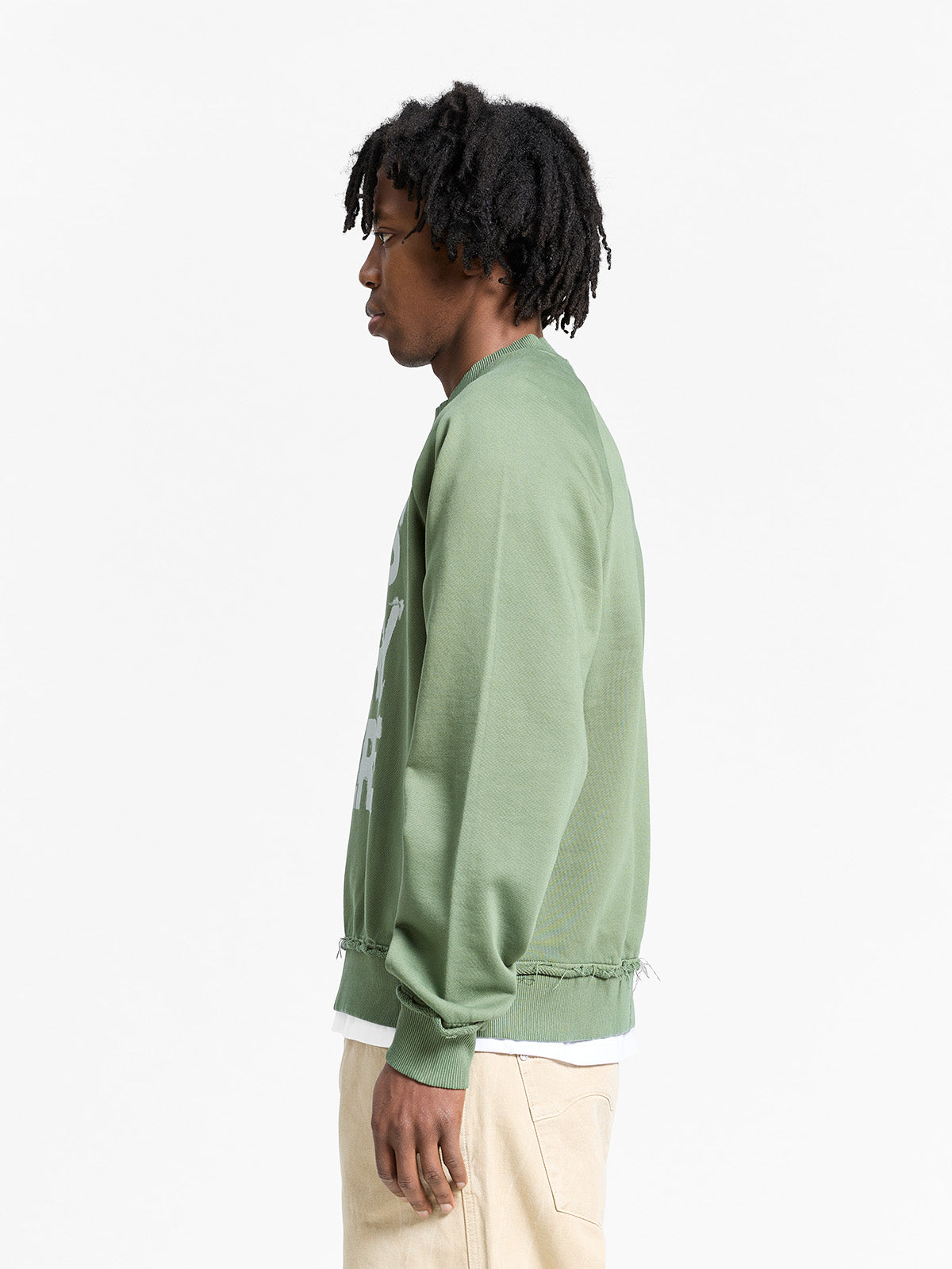 ART IS EVERYWHERE SWEATER - WASHED GREEN