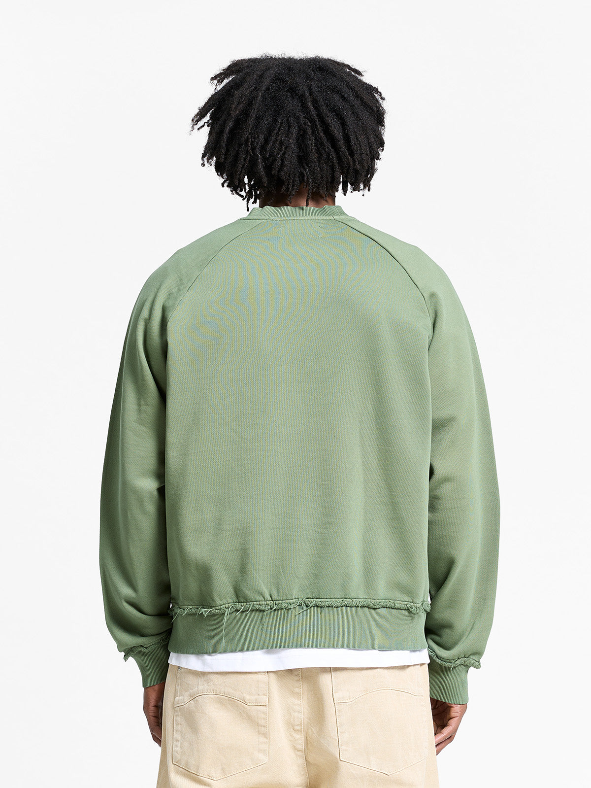 ART IS EVERYWHERE SWEATER - WASHED GREEN