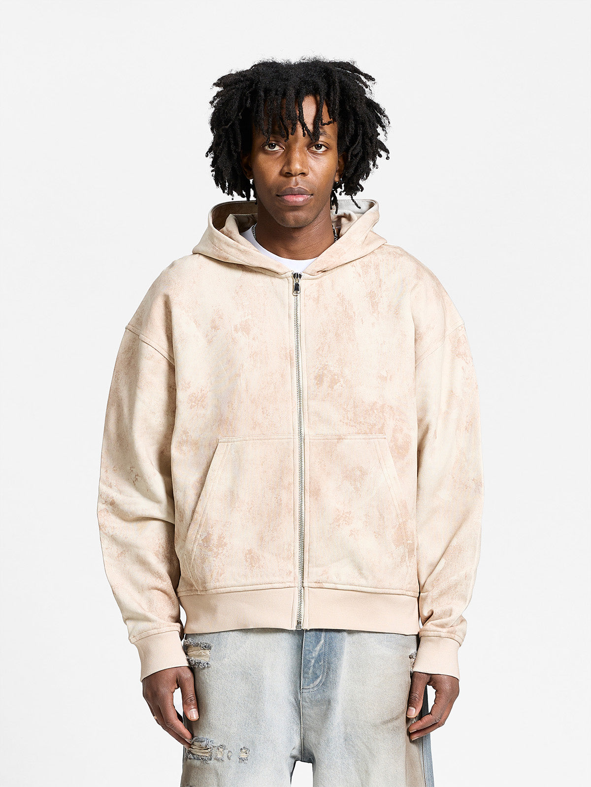 DÉLIRIA ZIP HOODIE - SAND