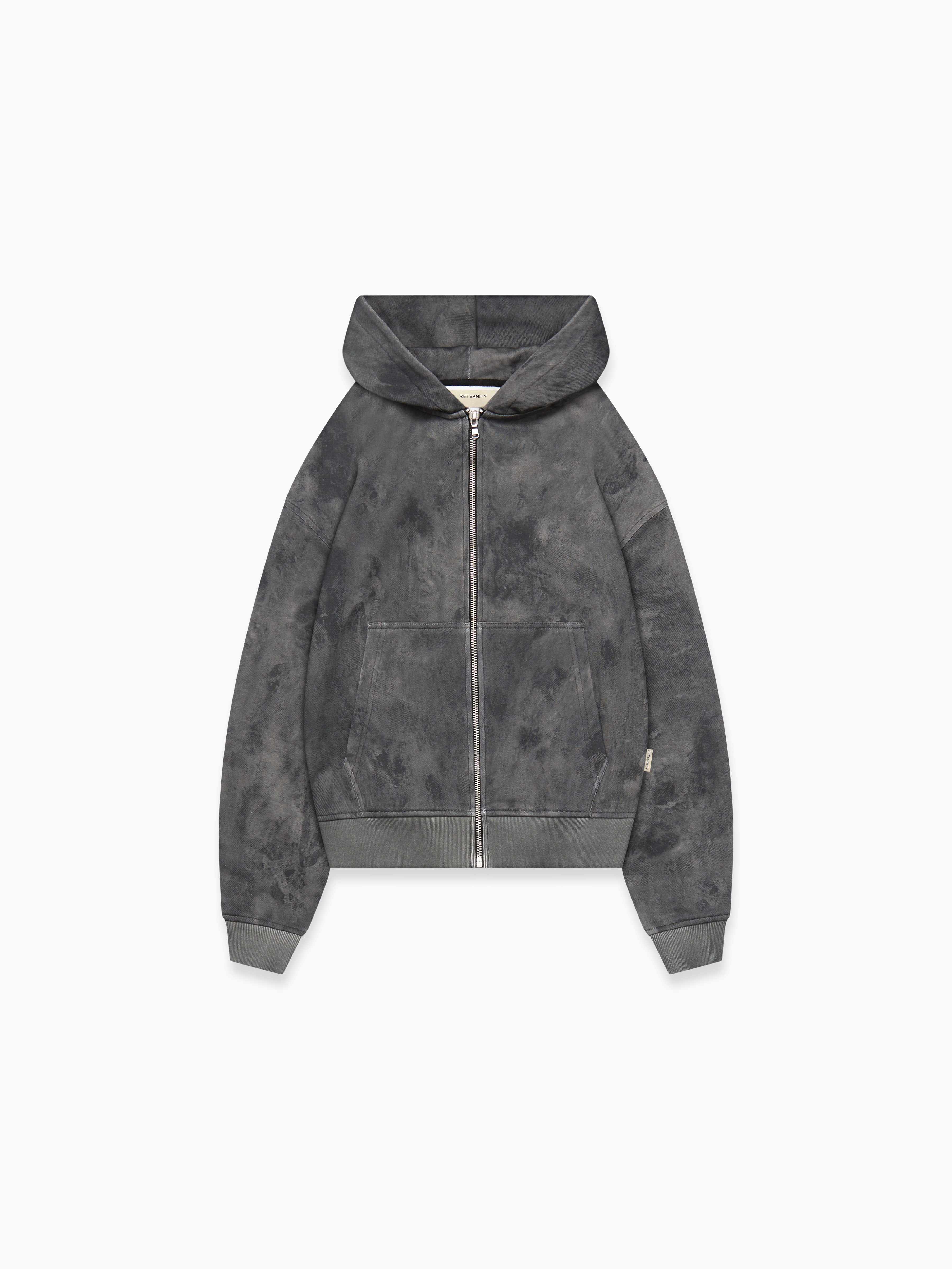 DÉLIRIA ZIP HOODIE - BLACK