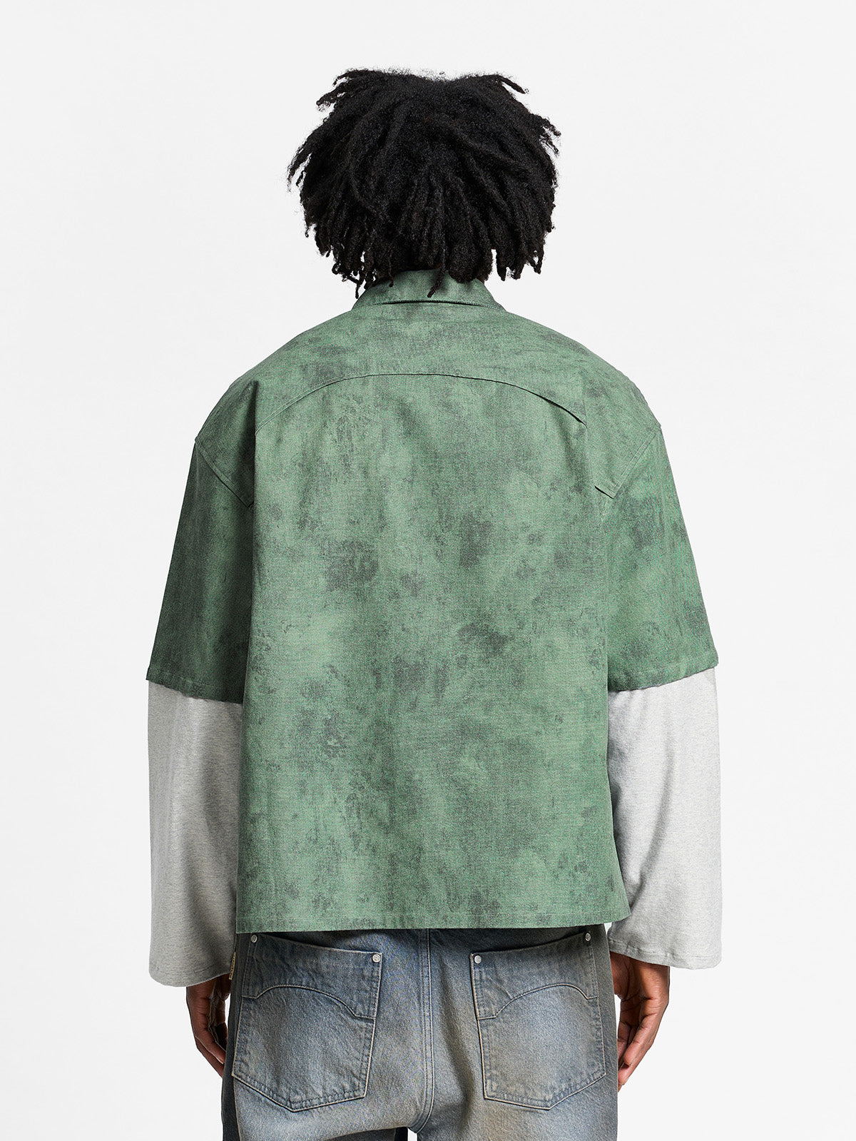 DÉLIRIA BUTTON SHIRT - GREEN