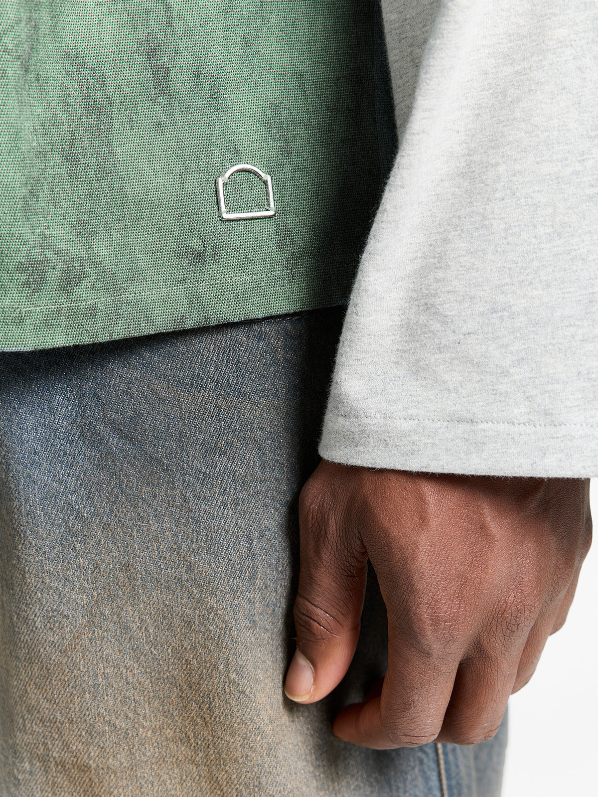 DÉLIRIA BUTTON SHIRT - GREEN
