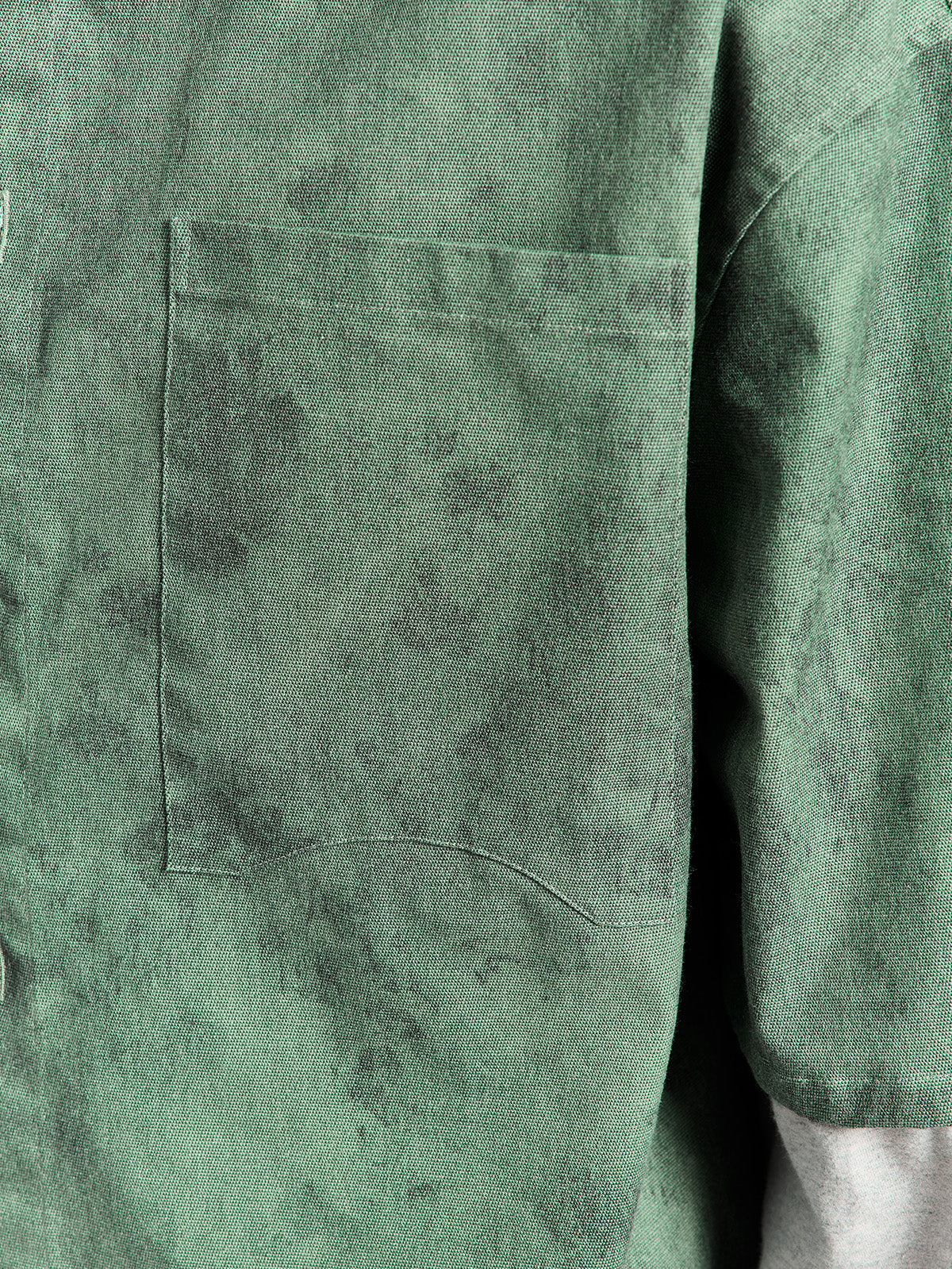 DÉLIRIA BUTTON SHIRT - GREEN