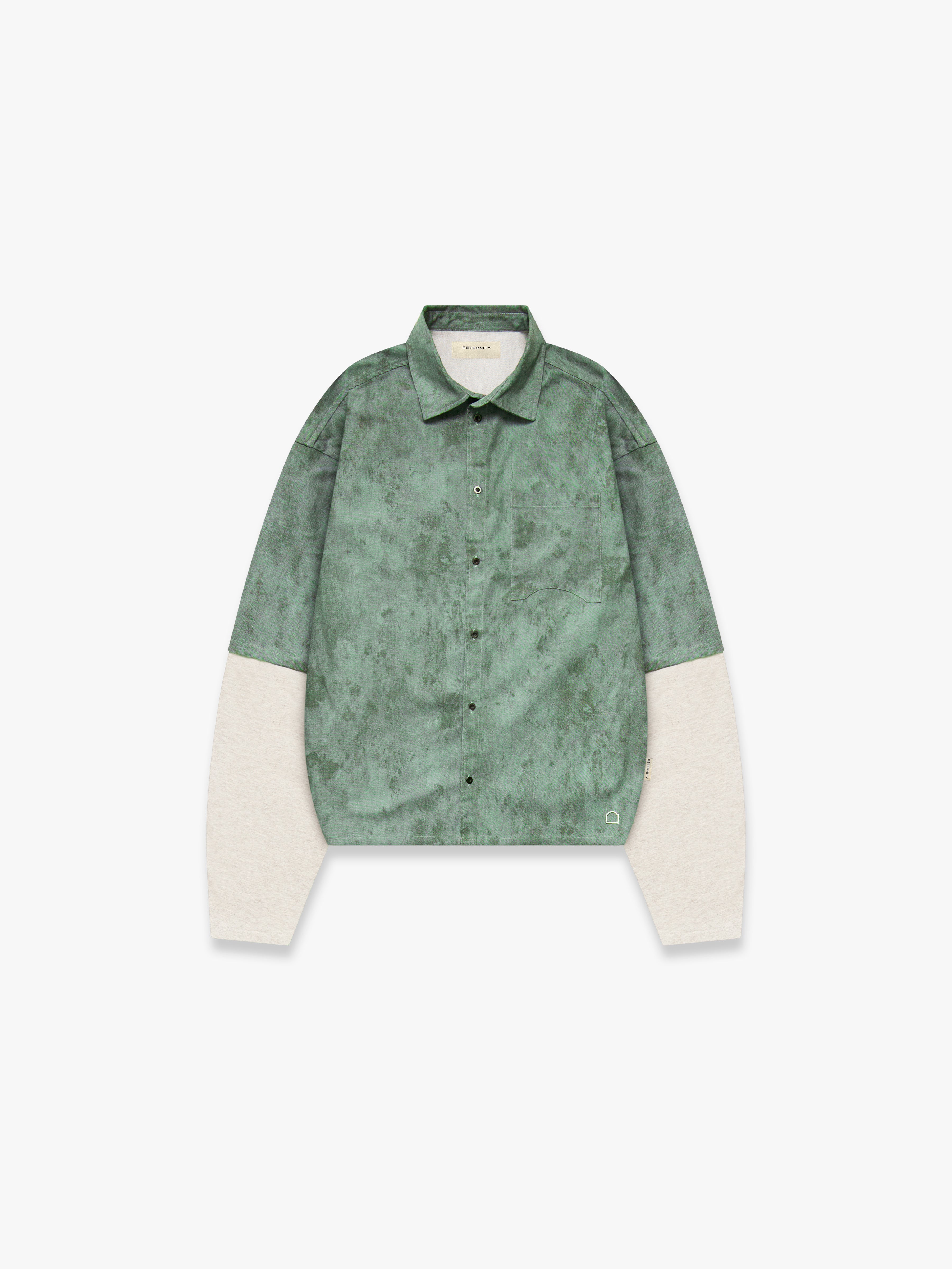 DÉLIRIA BUTTON SHIRT - GREEN