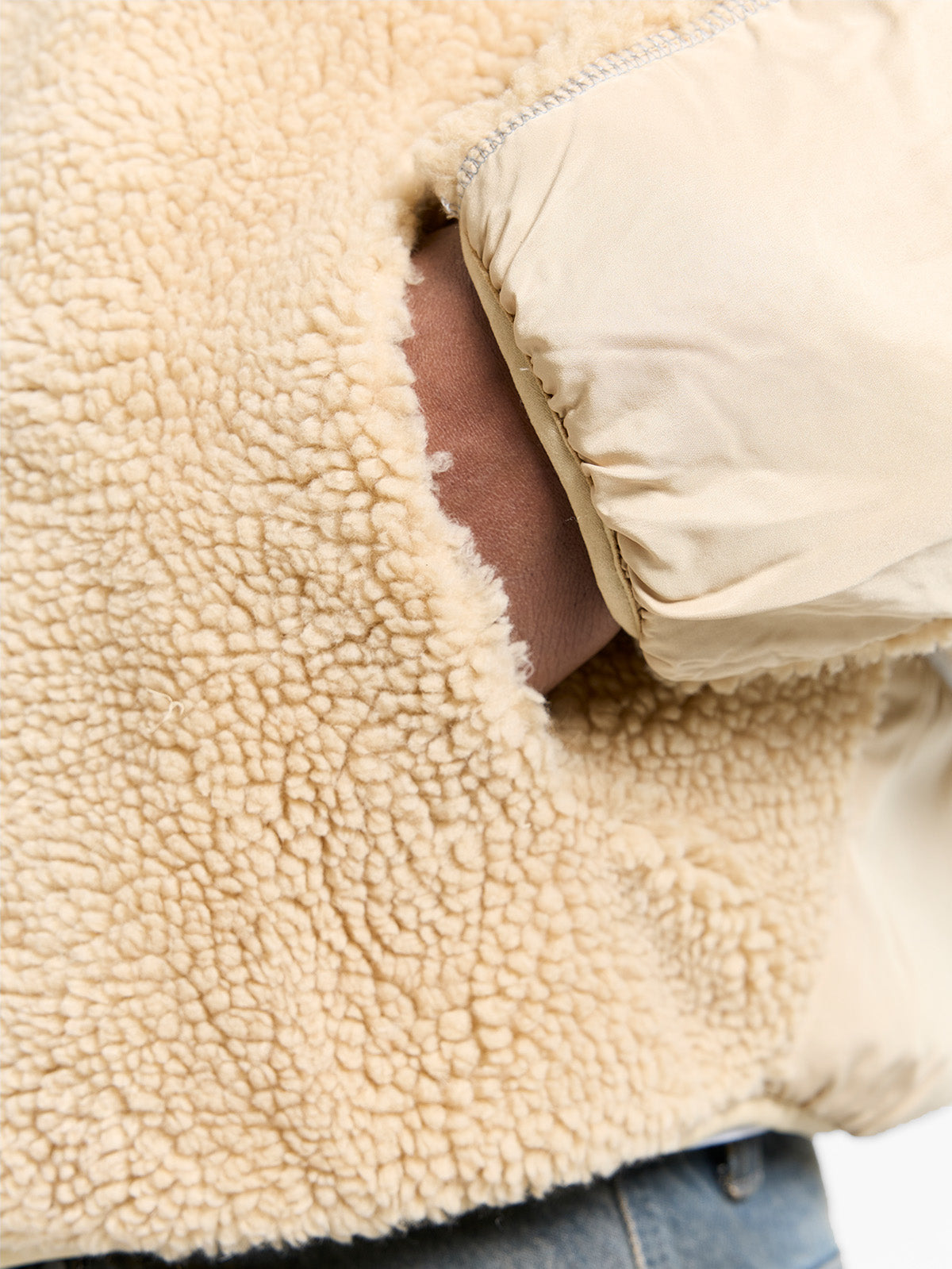 BERCY FLEECE JACKET - SAND