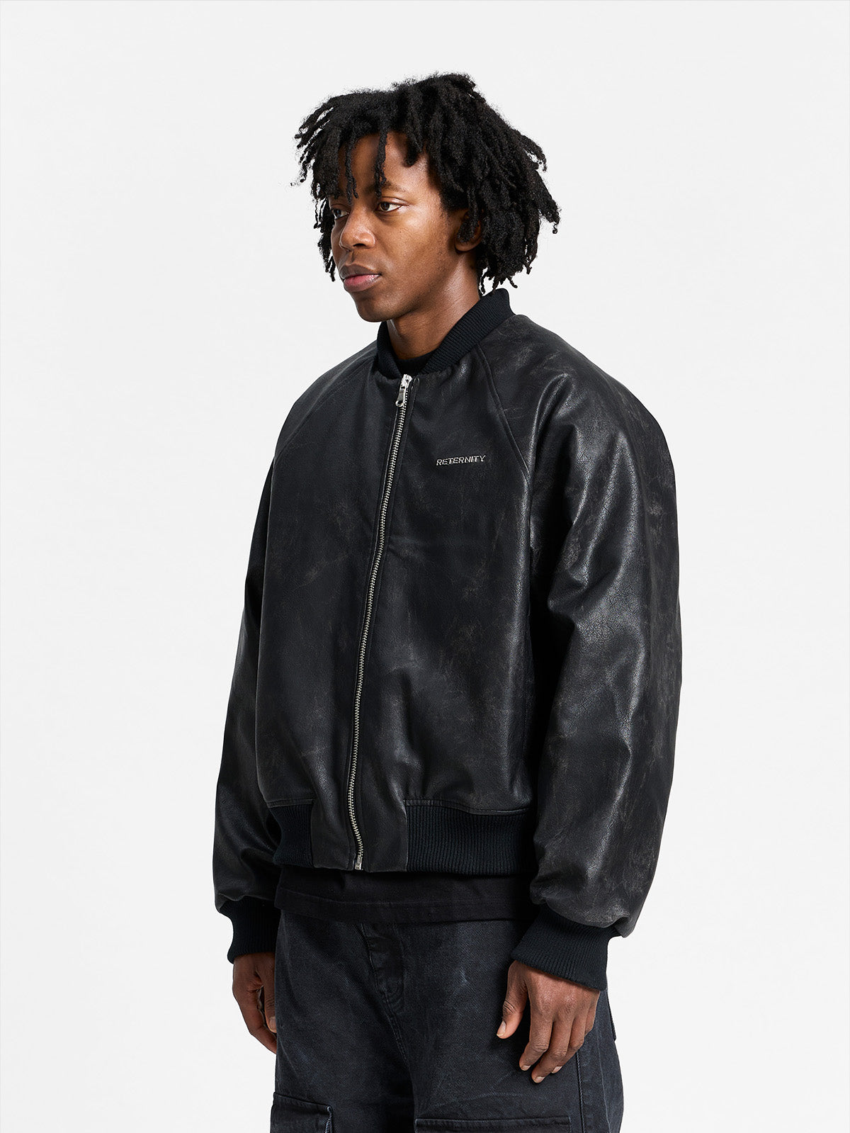 BOMBER JACKET - BRUSHED LEATHER