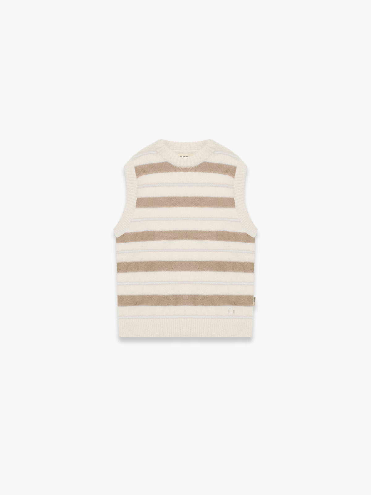 FURRY KNIT PULLUNDER - STRIPED