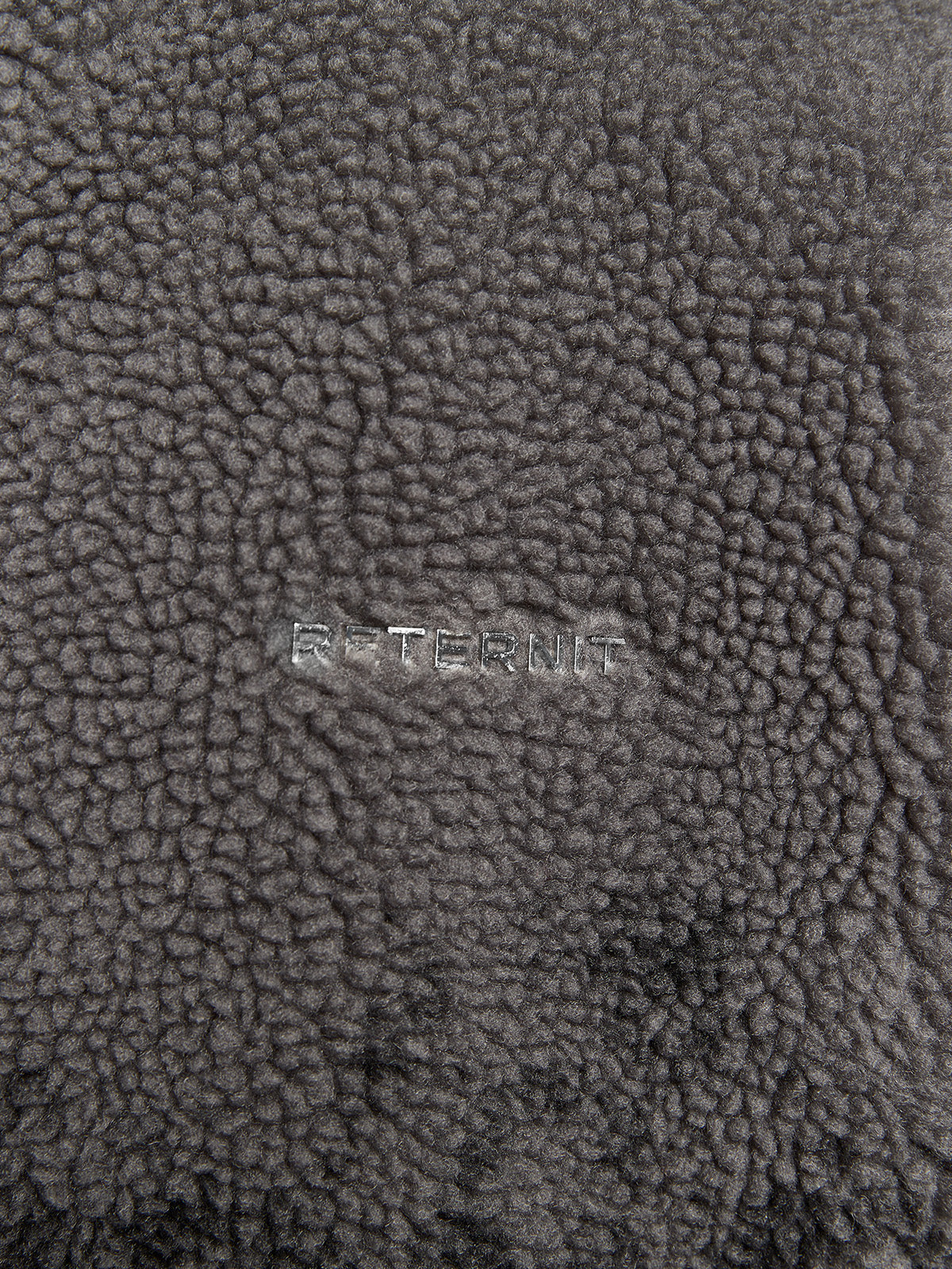 SPRAYED FLEECE JACKET - BLACK/GREY