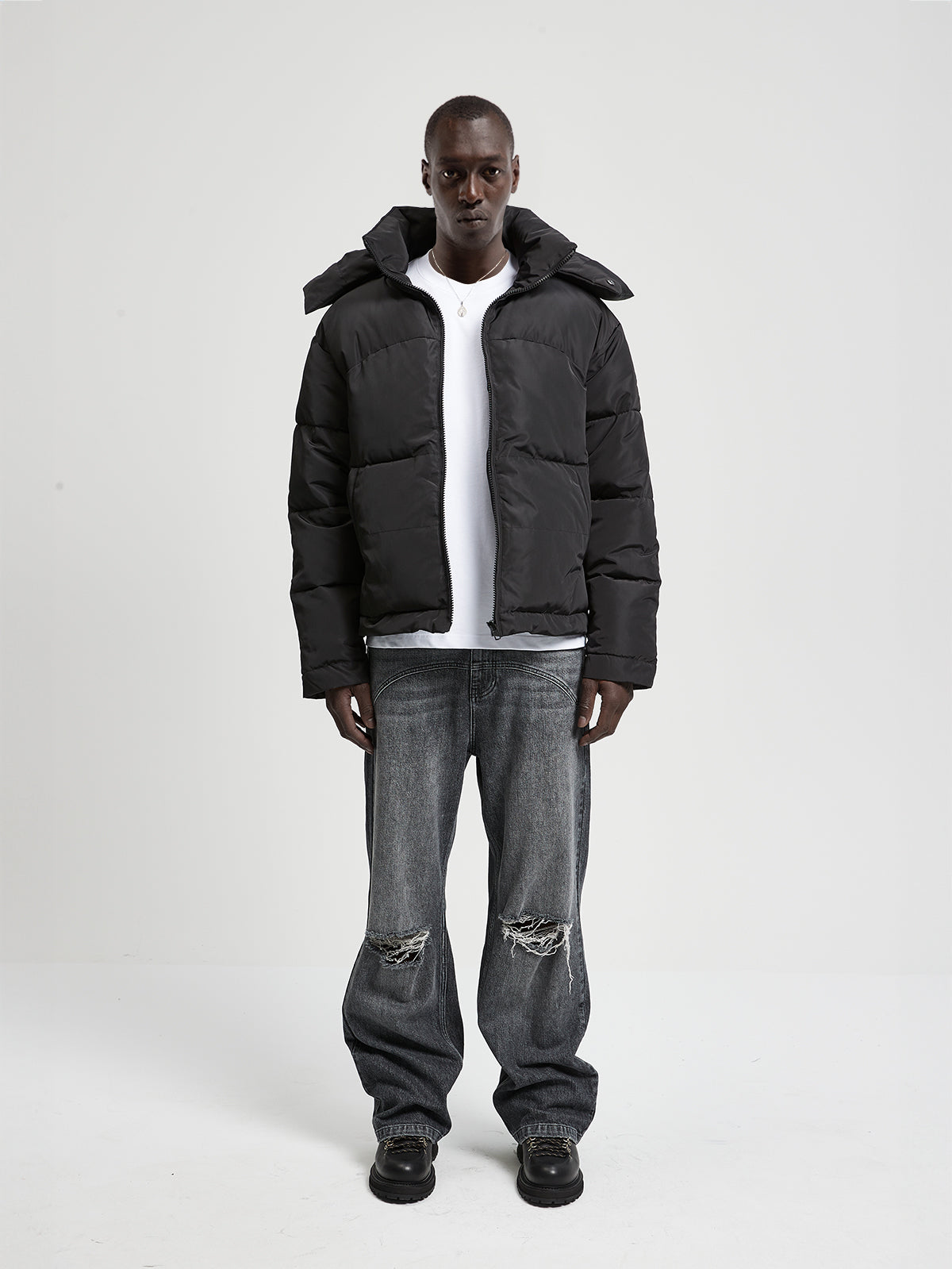 SIGNE PUFFER JACKET - BLACK