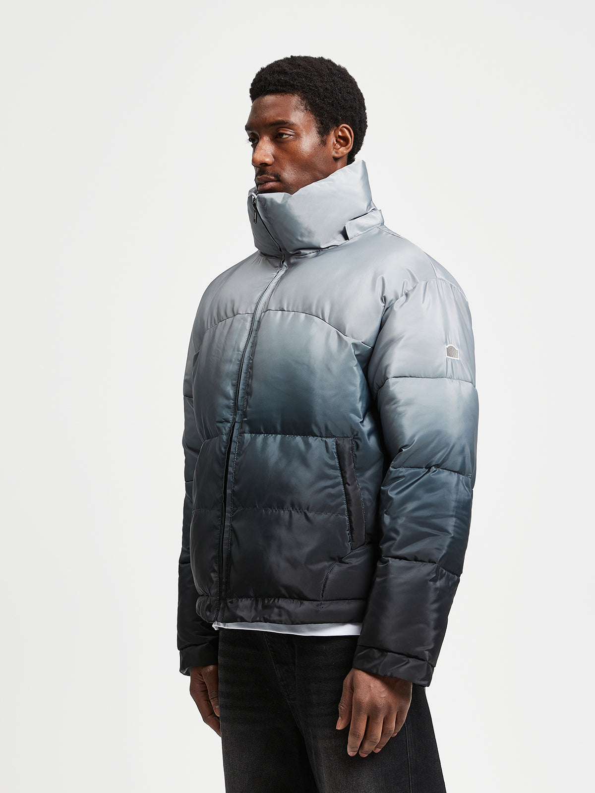 SIGNE PUFFER JACKET - FADED GREY