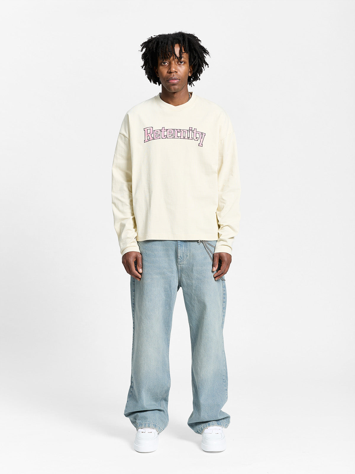 WATERCOLOR LONGSLEEVE - CREAM
