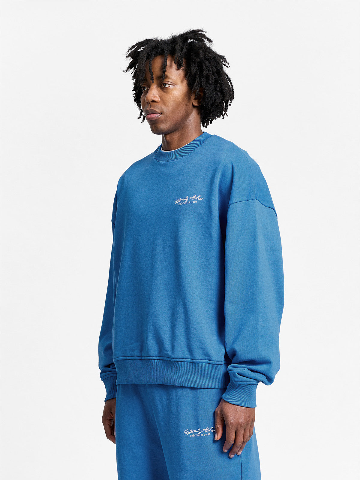 DE L'ART CREWNECK - BLUE