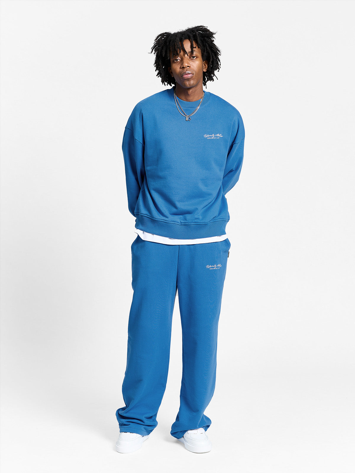 DE L'ART CREWNECK - BLUE