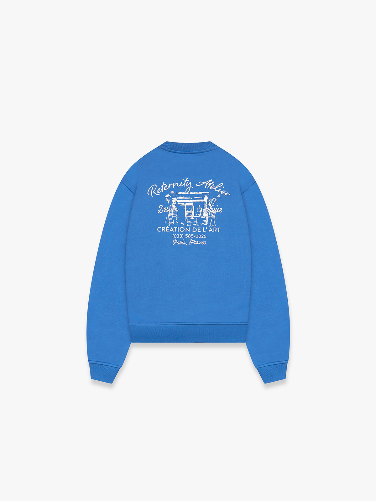 DE L'ART CREWNECK - BLUE