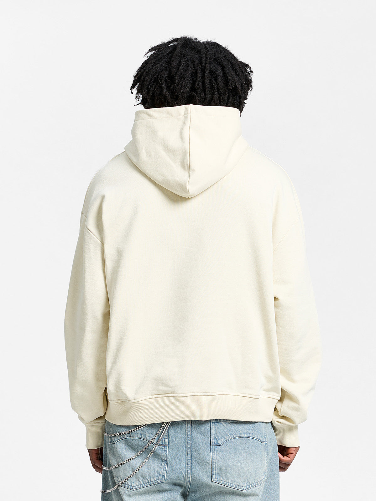 WATERCOLOR HOODIE - CREAM