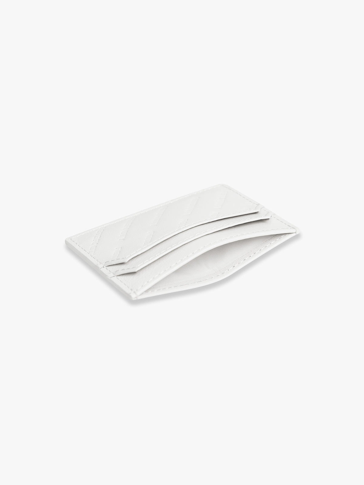 RETERNITY MONOGRAM CARDHOLDER - OFF WHITE