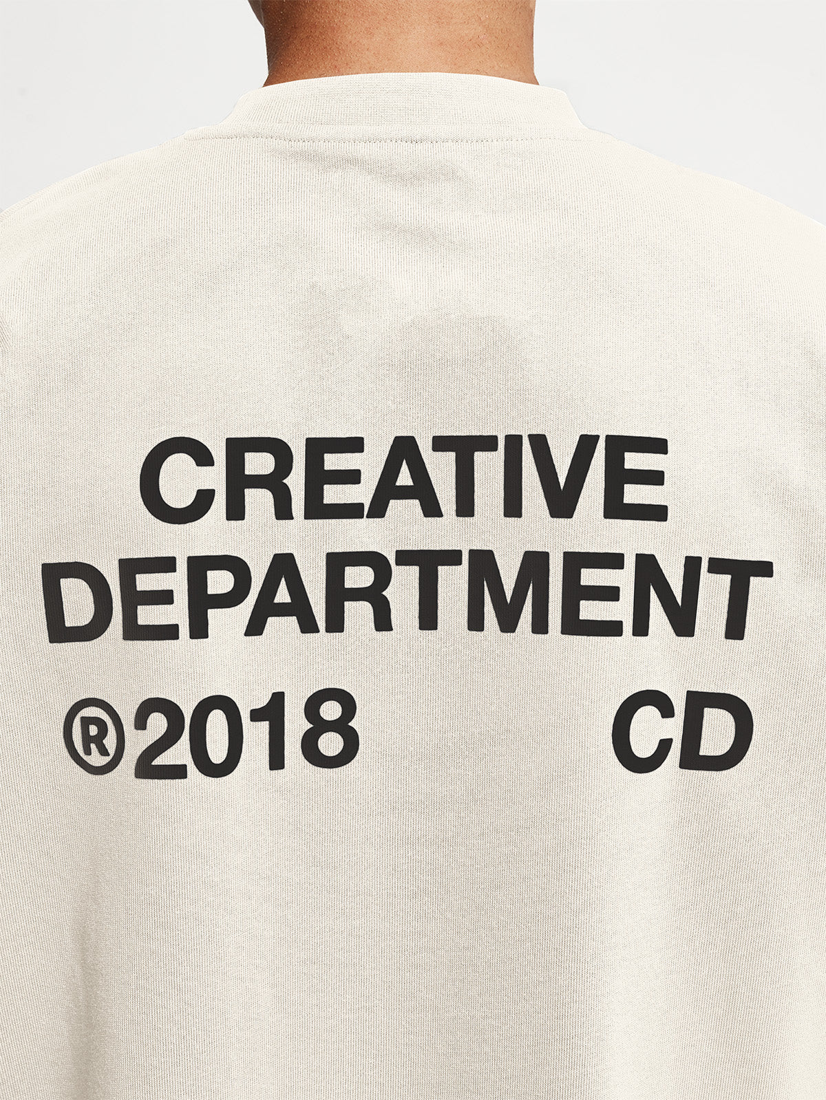 CREATIVE DEPT T-SHIRT - CREAM