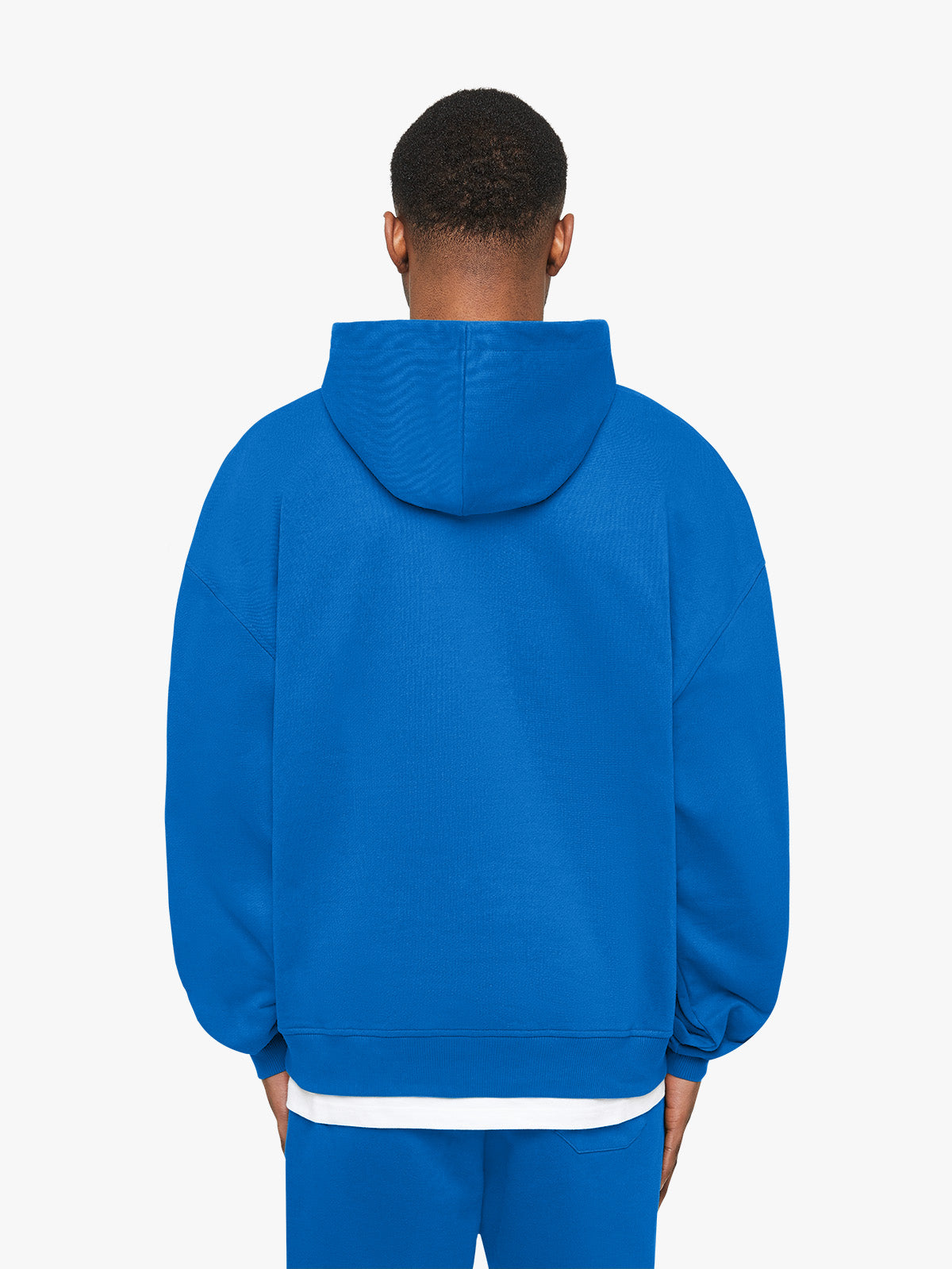 ESSENTIAL ZIP HOODIE - BLUE