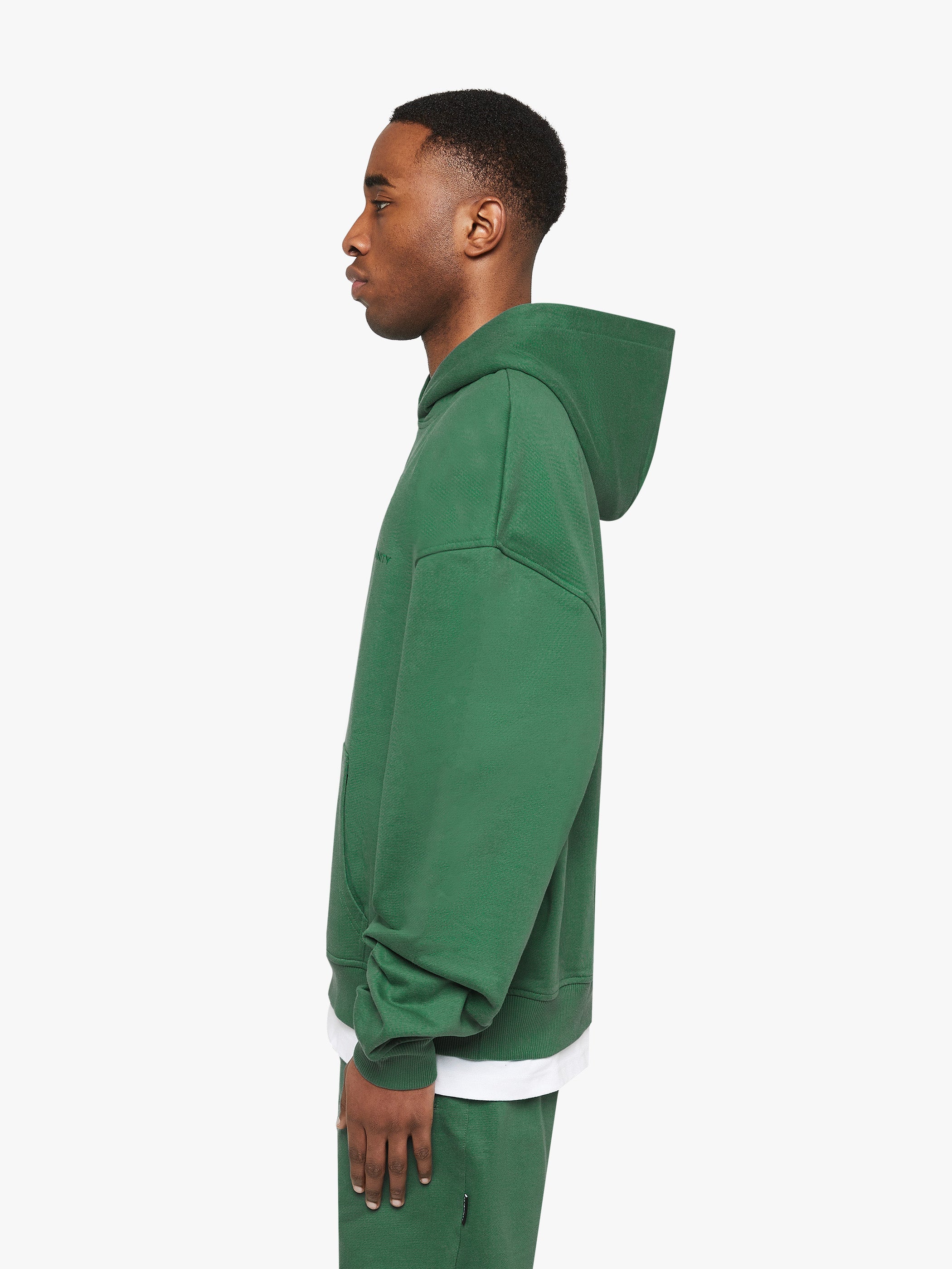 ESSENTIAL ZIP HOODIE - GREEN