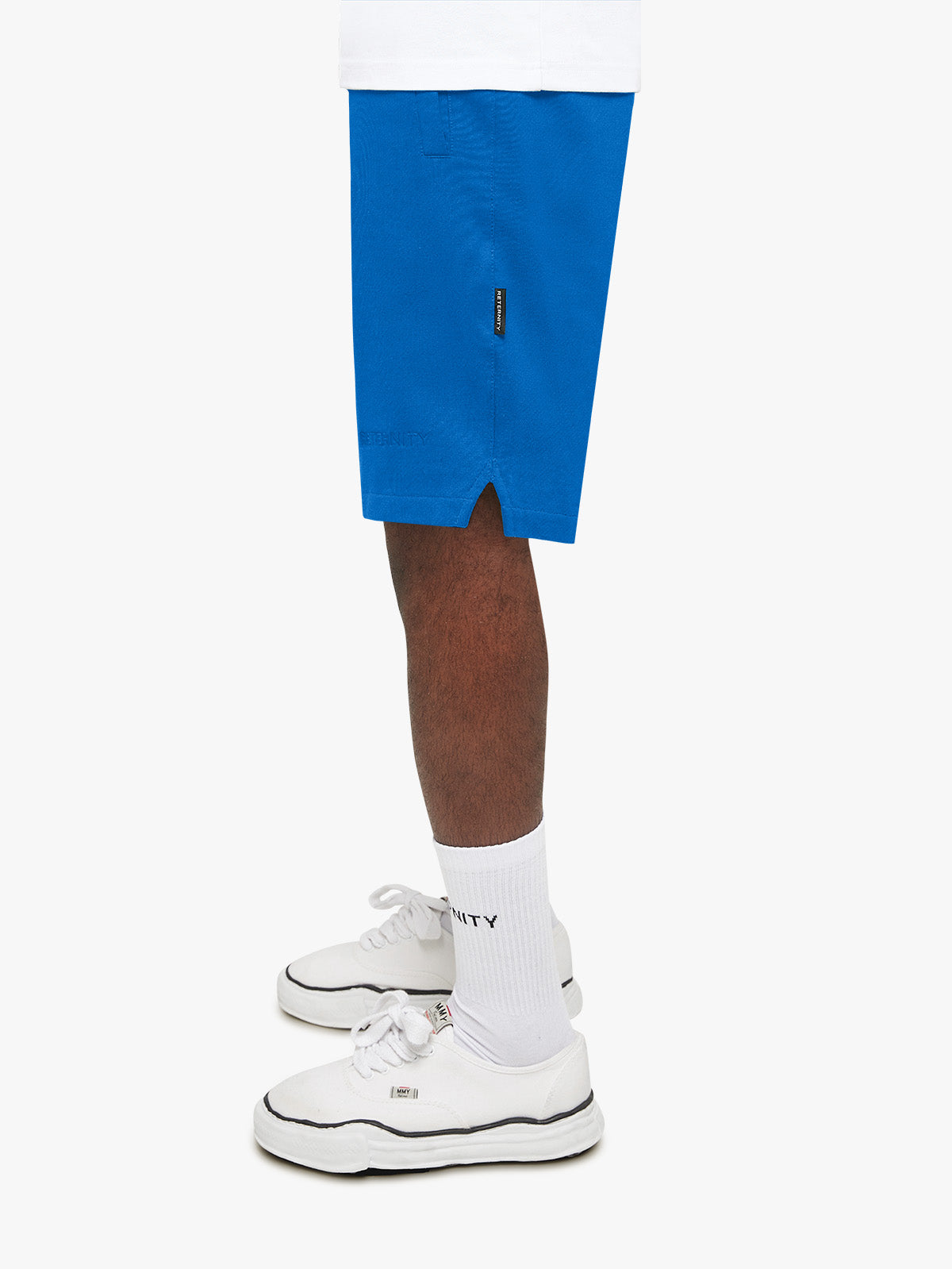 ESSENTIAL COTTON SHORTS - BLUE