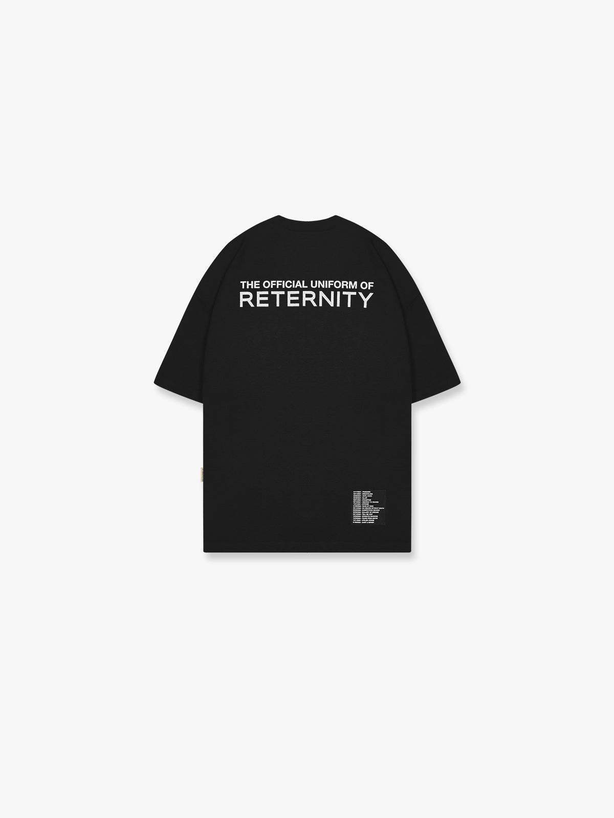 T-SHIRT OFFICIAL UNIFORM- BLACK/WHITE