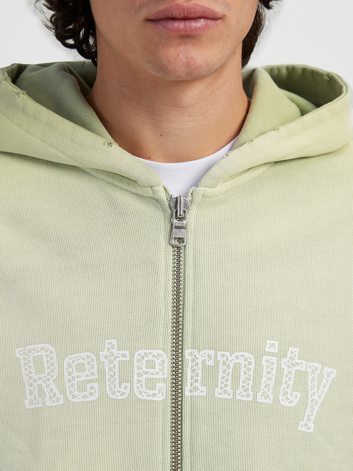 ERA ZIP-HOODIE - FADED LIME