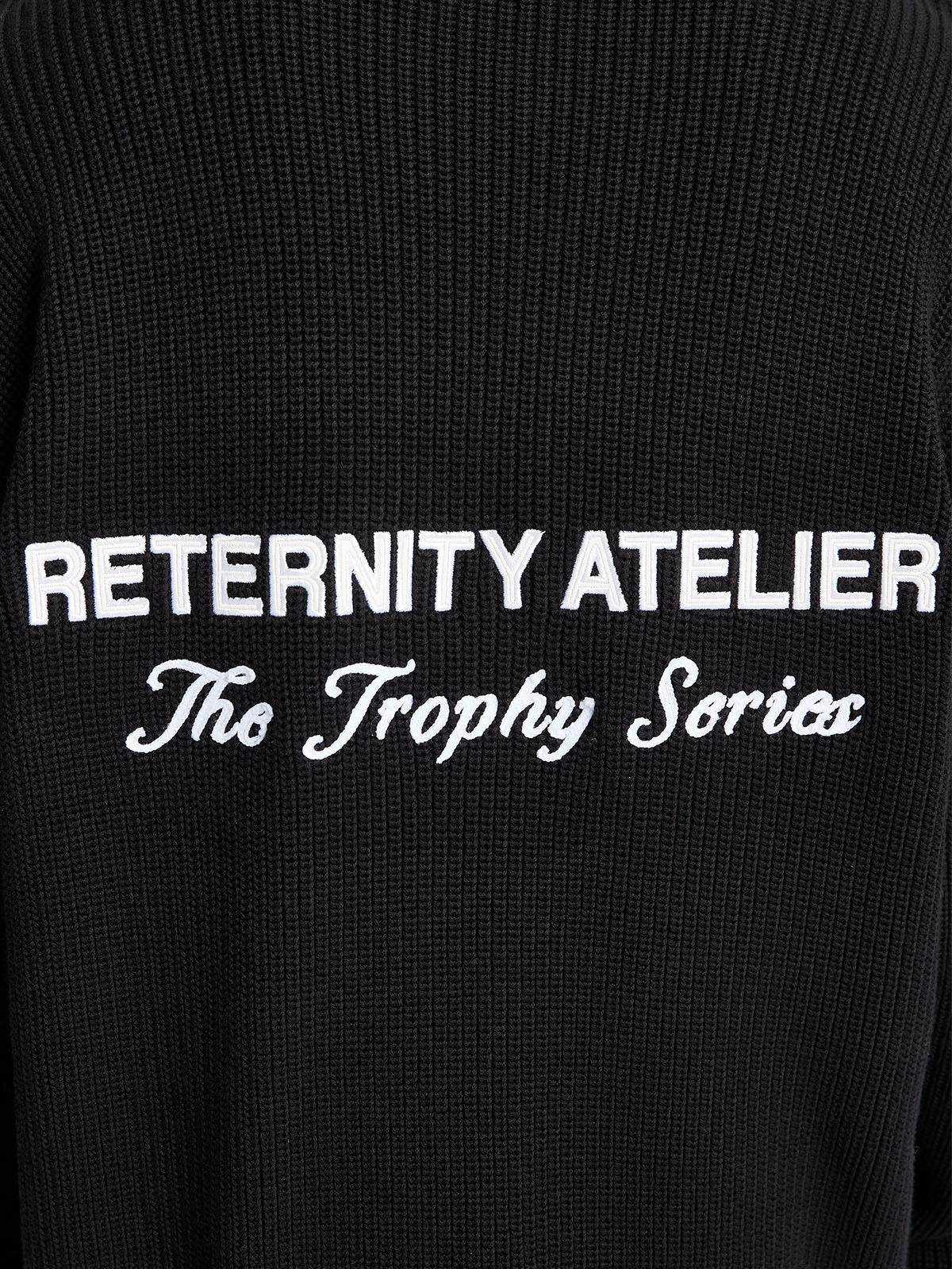 KNIT SWEATER THE TROPHY SERIES - BLACK