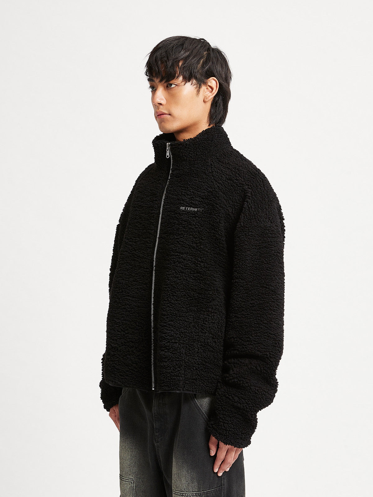 RETERNITY FLEECE JACKET - BLACK