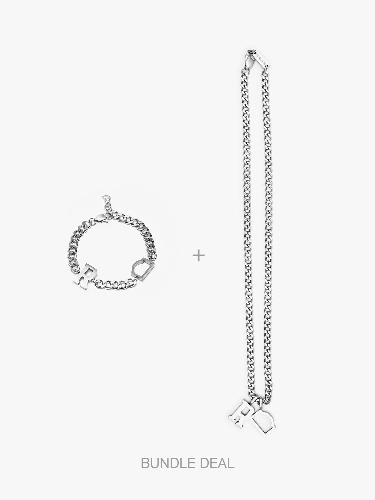 BUNDLE LOGO BRACELET & CHAIN