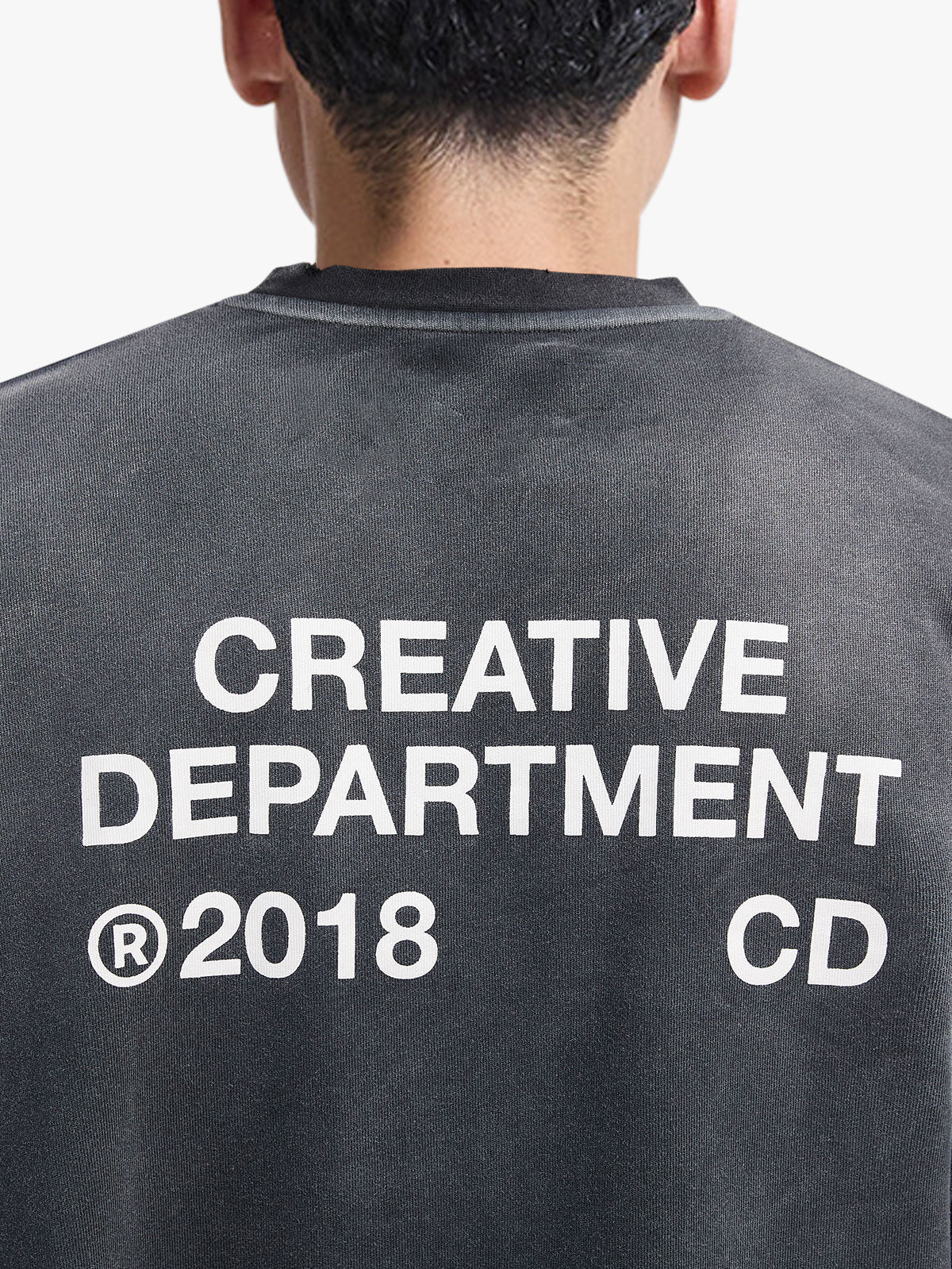 CREATIVE DEPT T-SHIRT - FADED BLACK